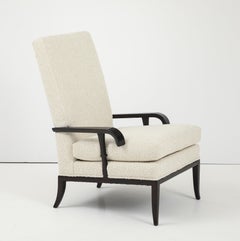 Tommi Parzinger Lounge Chair With Ottoman By Parzinger Originals