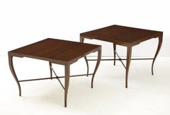Tommi Parzinger Mahogany Sidetables
