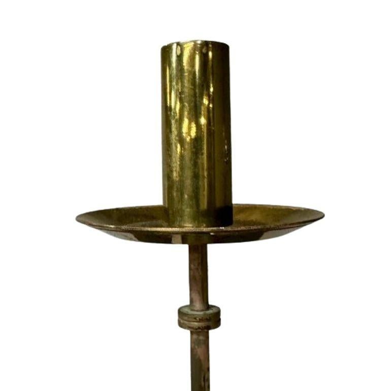 Mid-20th Century Tommi Parzinger, Mid-Century Modern, Candleholder Sconces, Brass, USA c. 1955 For Sale