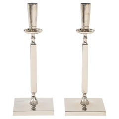 Candelieri a colonna in nichel Tommi Parzinger