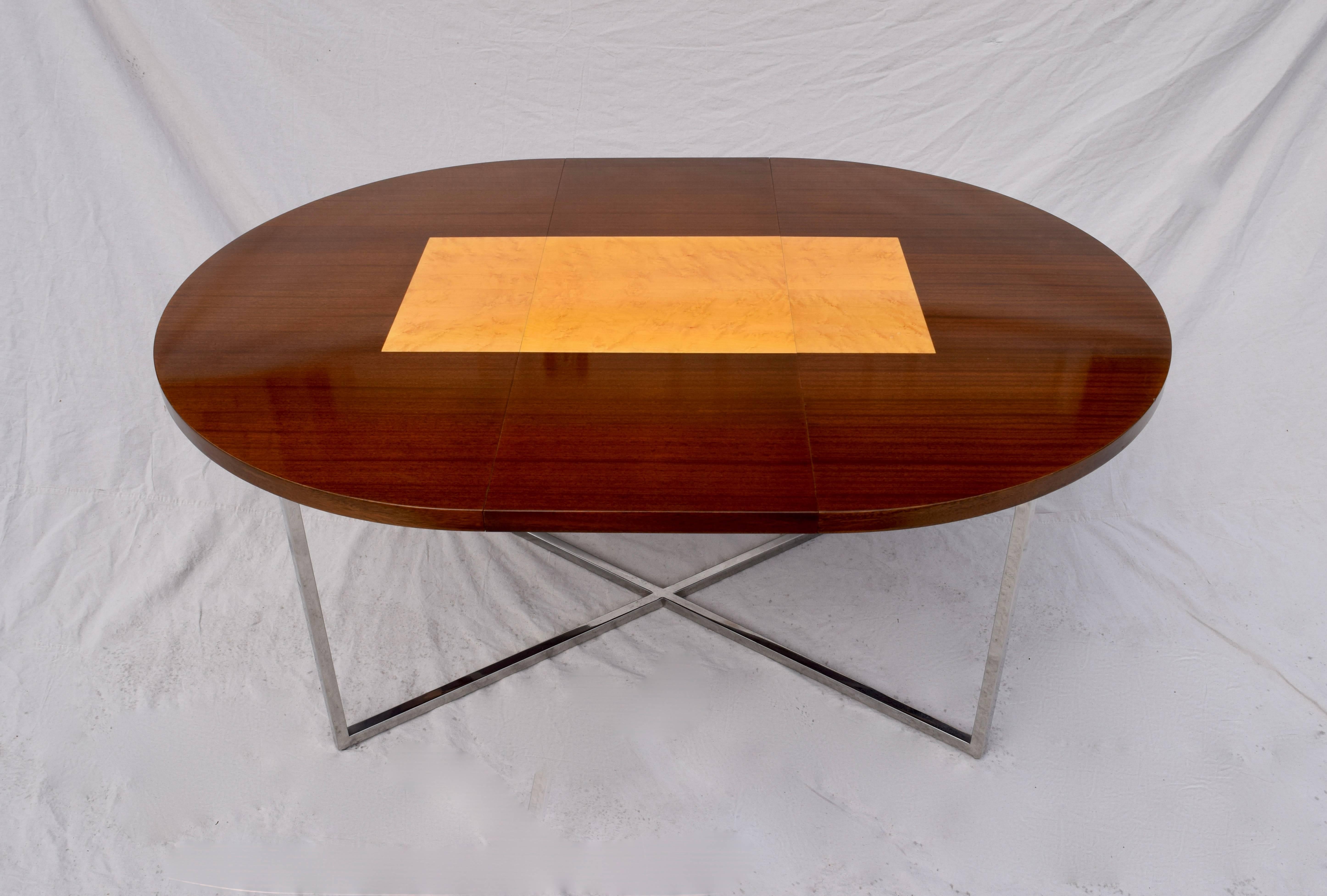 Tommi Parzinger Originals Dining in Mahogany and Birds Eye Maple 3
