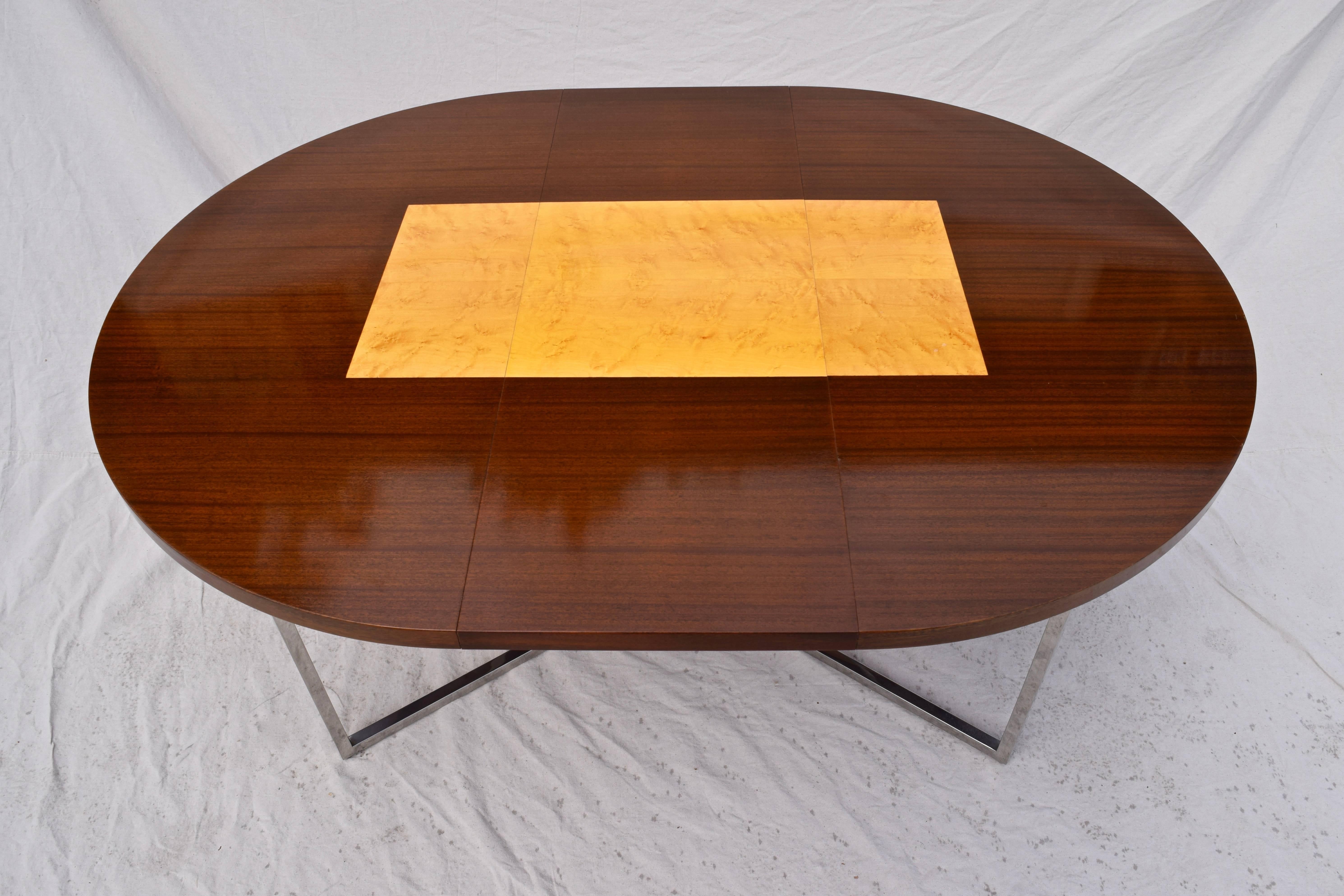 Tommi Parzinger Originals Dining in Mahogany and Birds Eye Maple 4