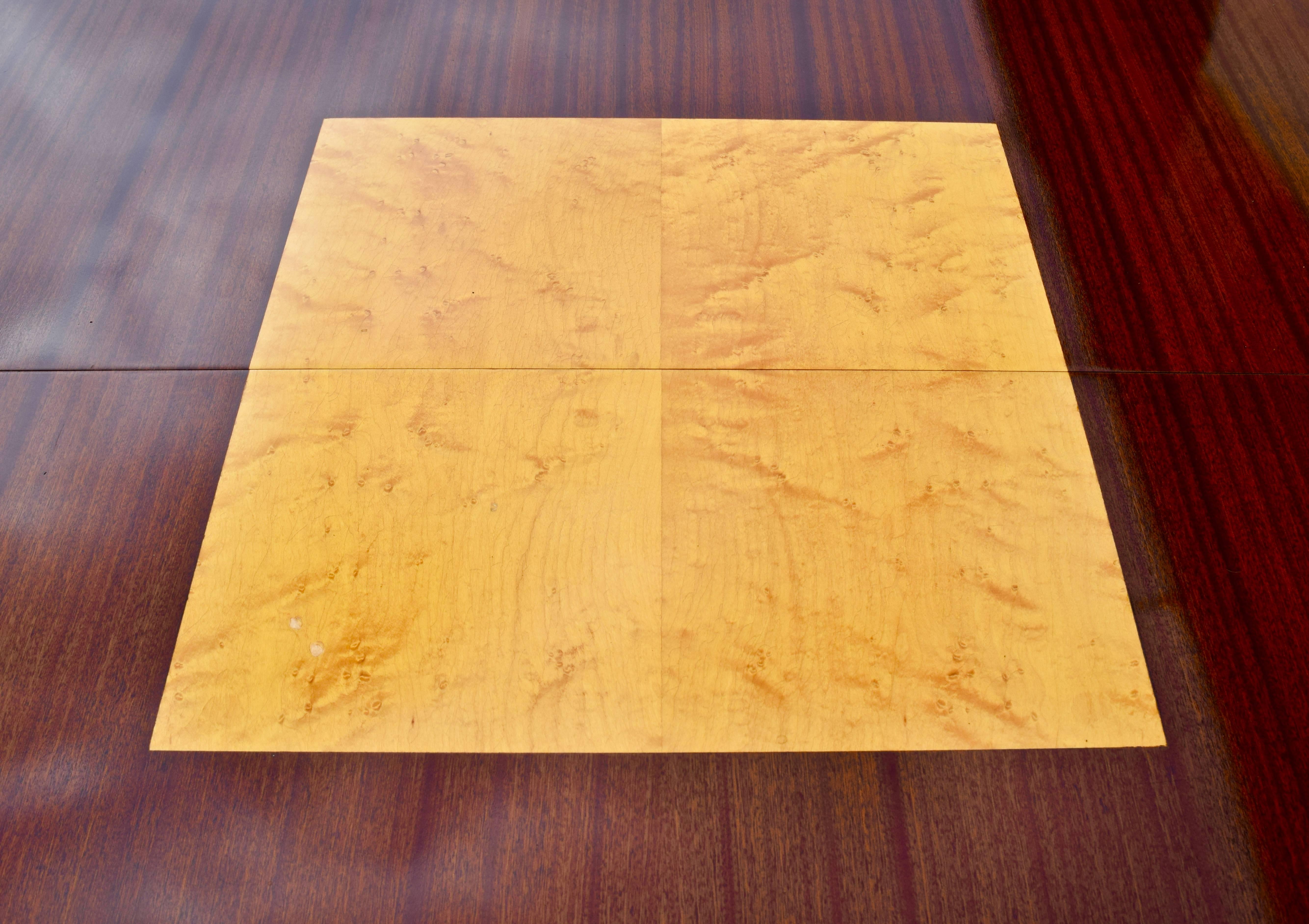 Tommi Parzinger Originals Dining in Mahogany and Birds Eye Maple 8