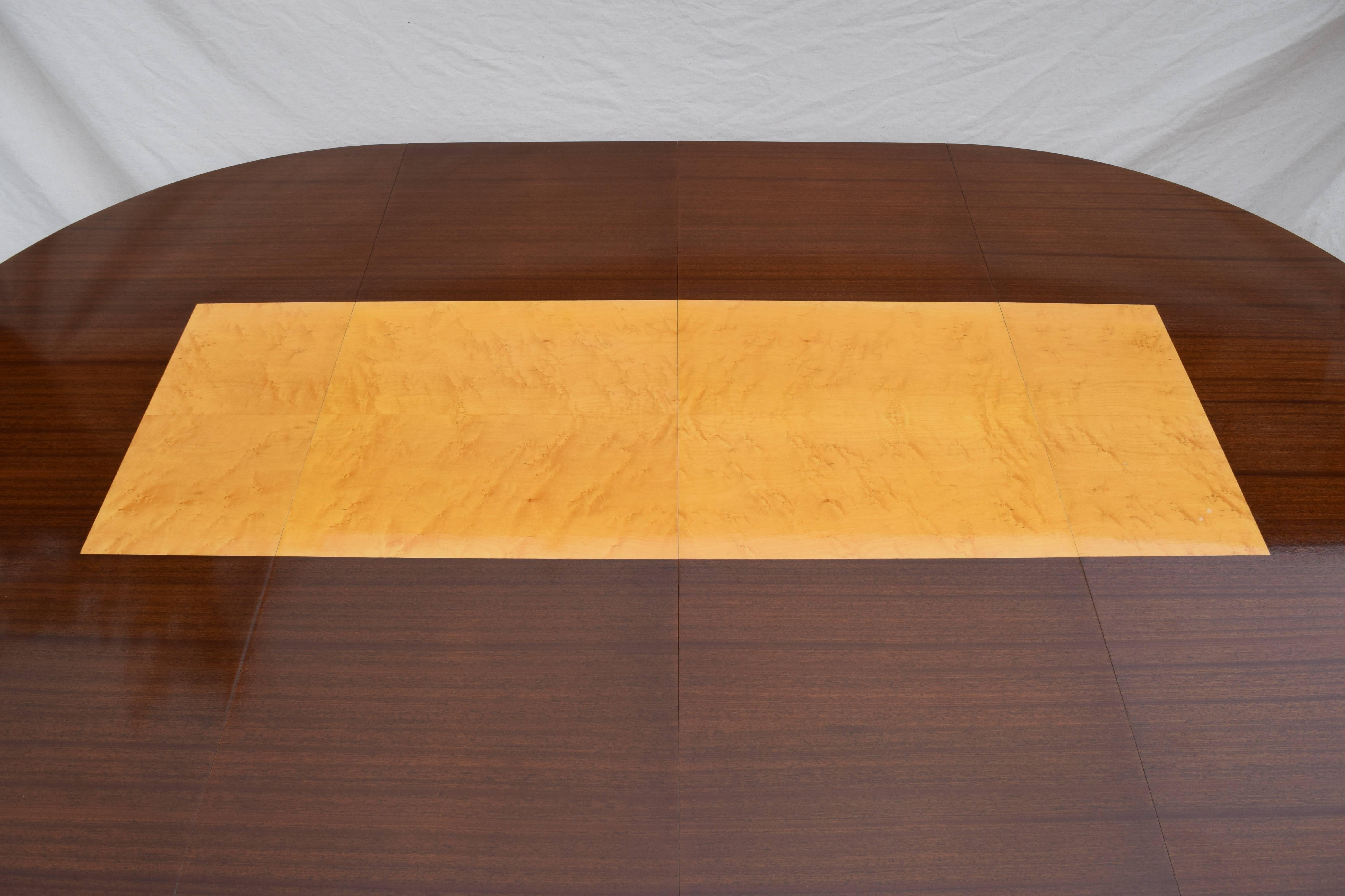 Tommi Parzinger Originals Dining in Mahogany and Birds Eye Maple 11