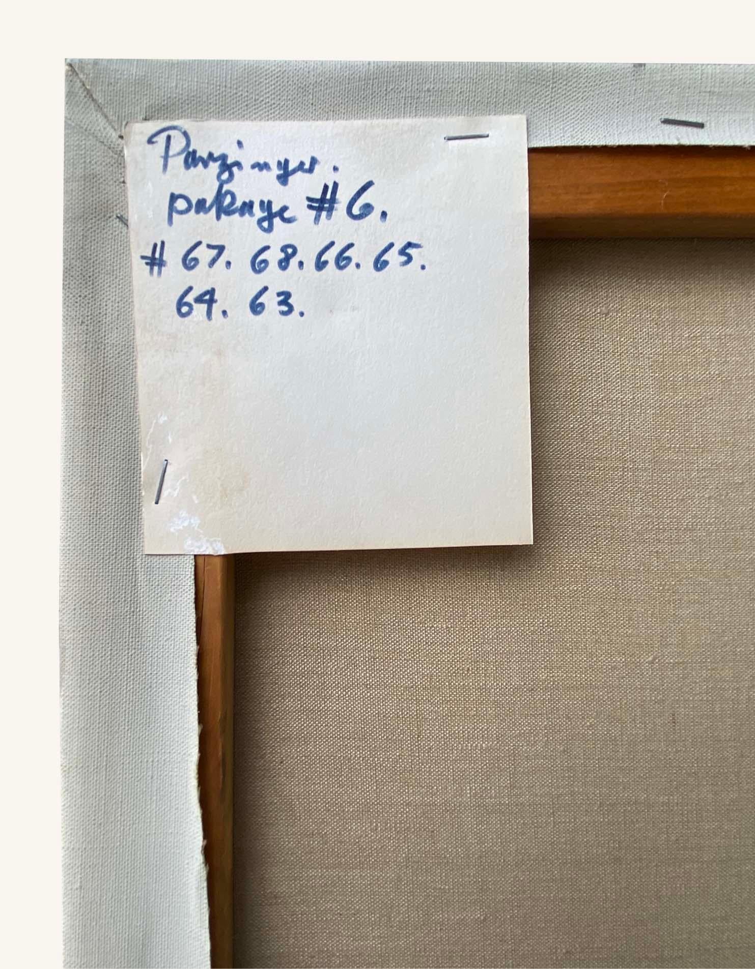Signed 1969 Large Oil on Canvas 
