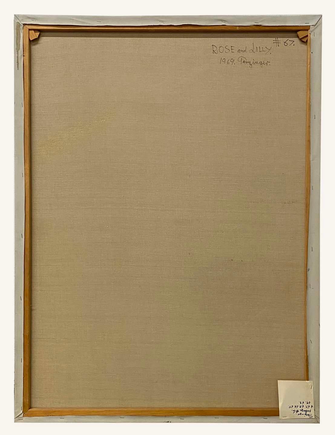 Signed 1969 Large Oil on Canvas 