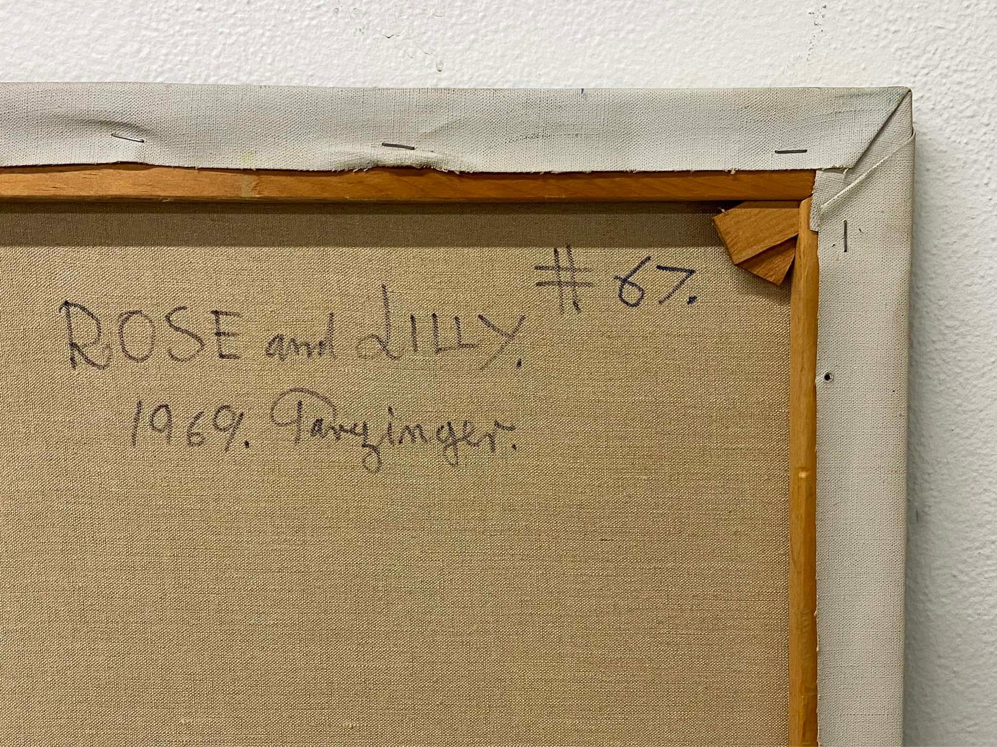 Signed 1969 Large Oil on Canvas 