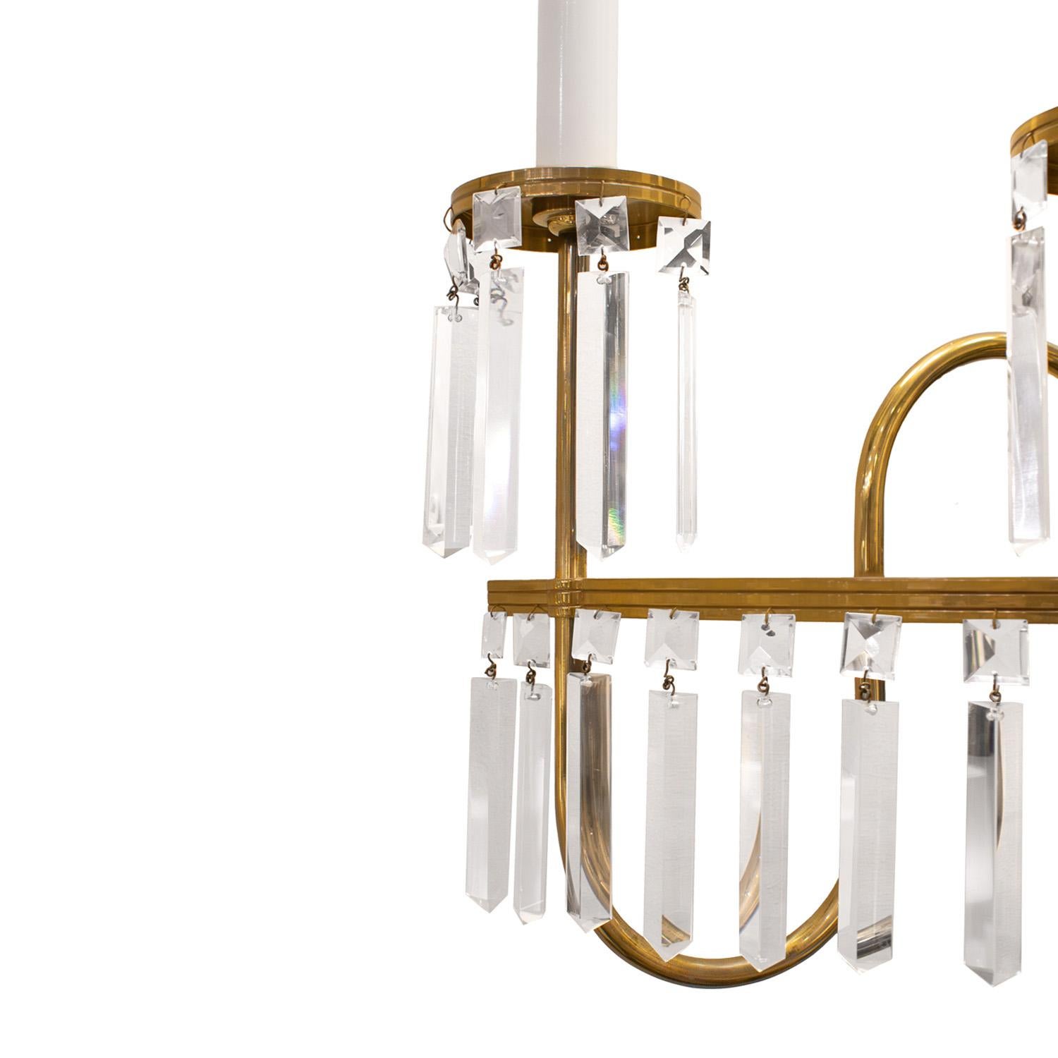 Mid-Century Modern Tommi Parzinger Pair of Rare and Important Large Four Arm Sconces 1950s For Sale