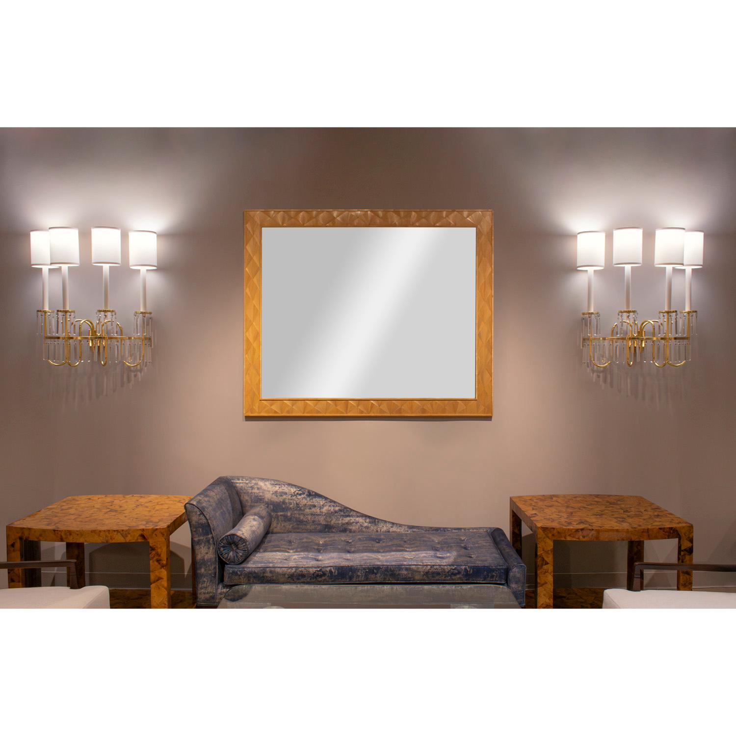 Tommi Parzinger Pair of Rare and Important Large Four Arm Sconces 1950s In Excellent Condition For Sale In New York, NY