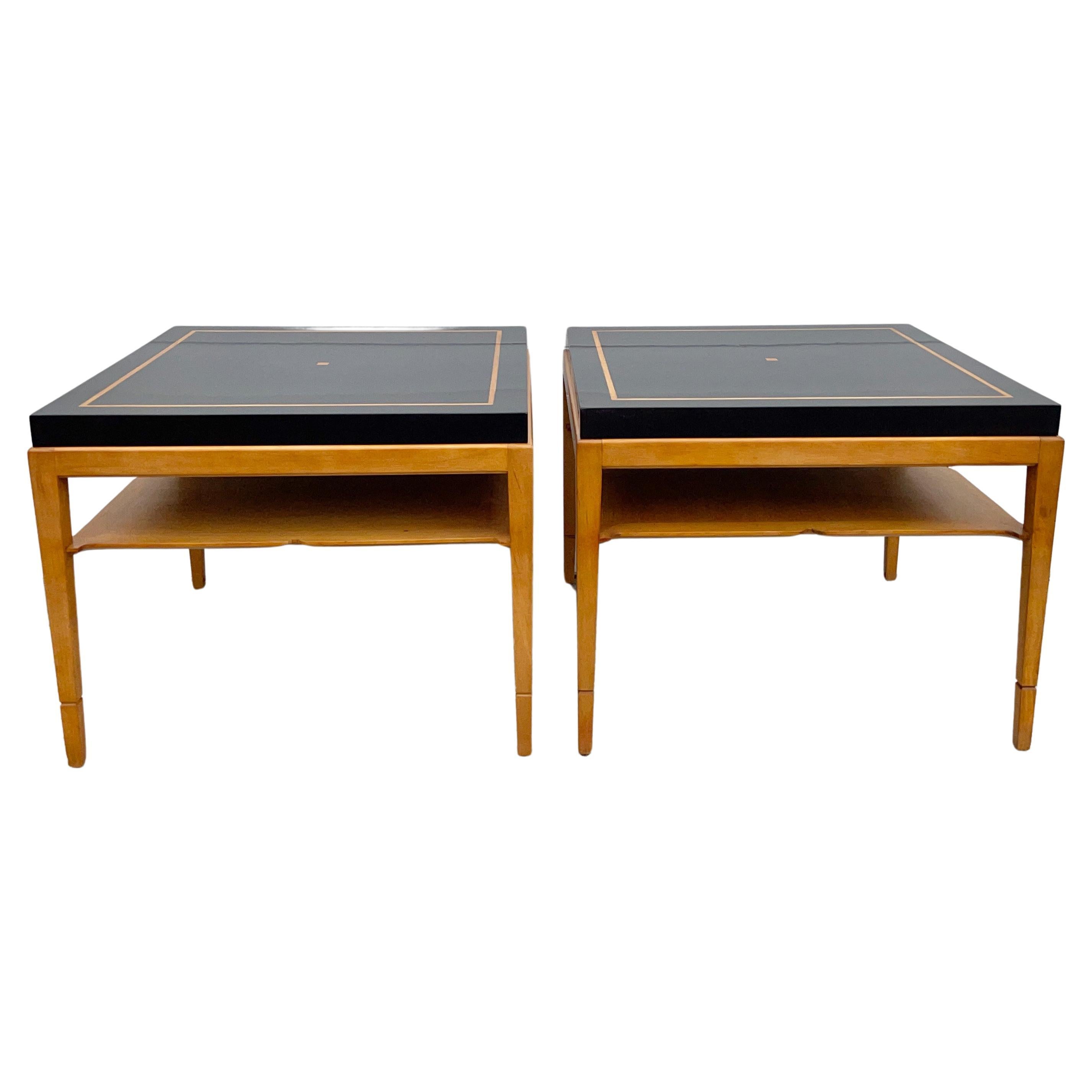 Tommi Parzinger Pair of Side Tables