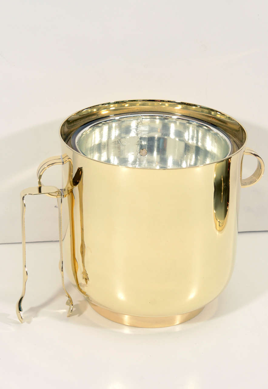 Tommi Parzinger Polished Brass Ice Bucket 1