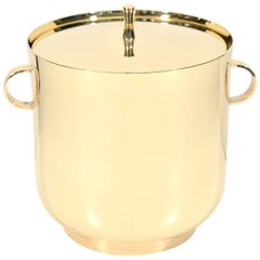 Tommi Parzinger Polished Brass Ice Bucket