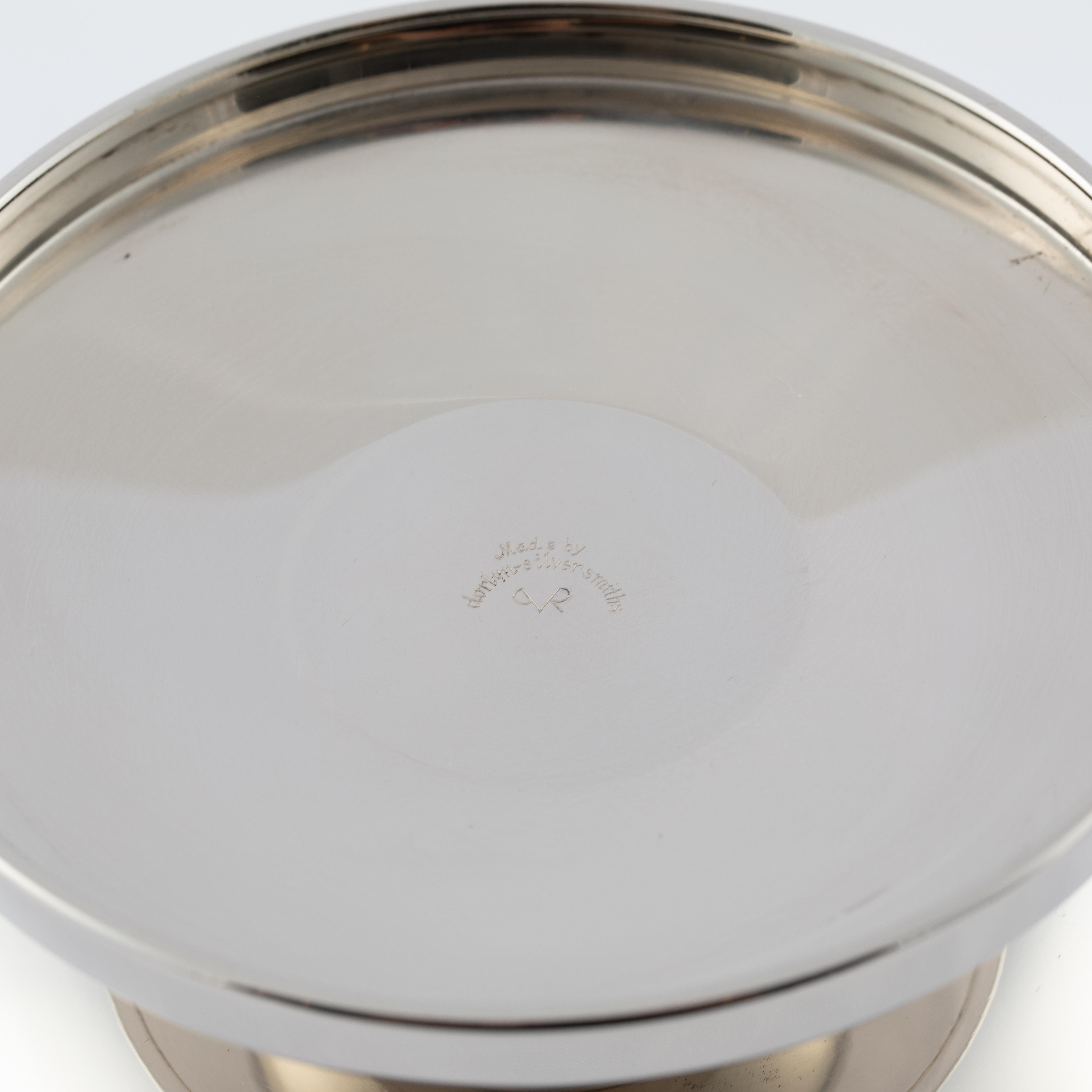 Tommi Parzinger Polished-Nickel Ice Bucket, circa 1950s For Sale 2