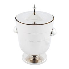 Tommi Parzinger Polished-Nickel Ice Bucket, circa 1950s