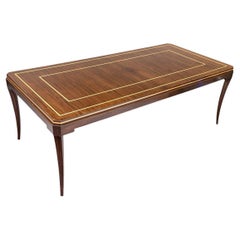 Tommi Parzinger Race Track Extension Dining Table for Restoration