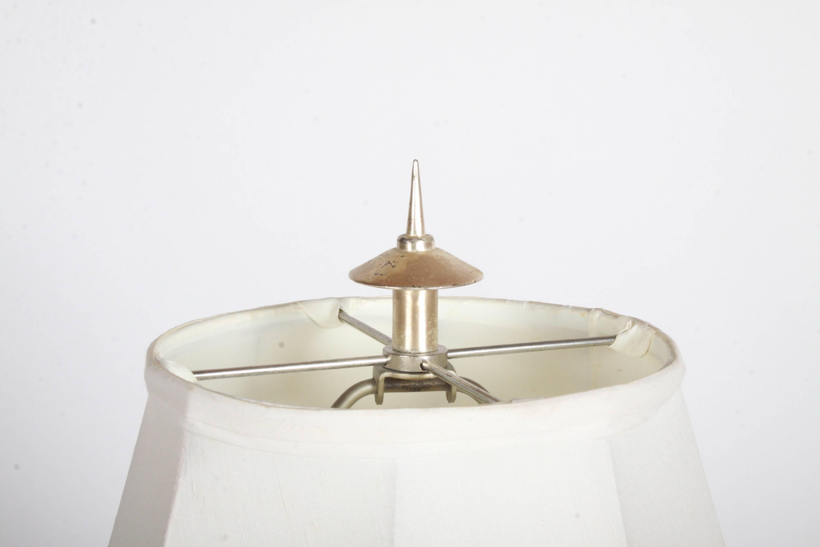 Hollywood Regency Tommi Parzinger Rhinestone Studded Lamp For Sale