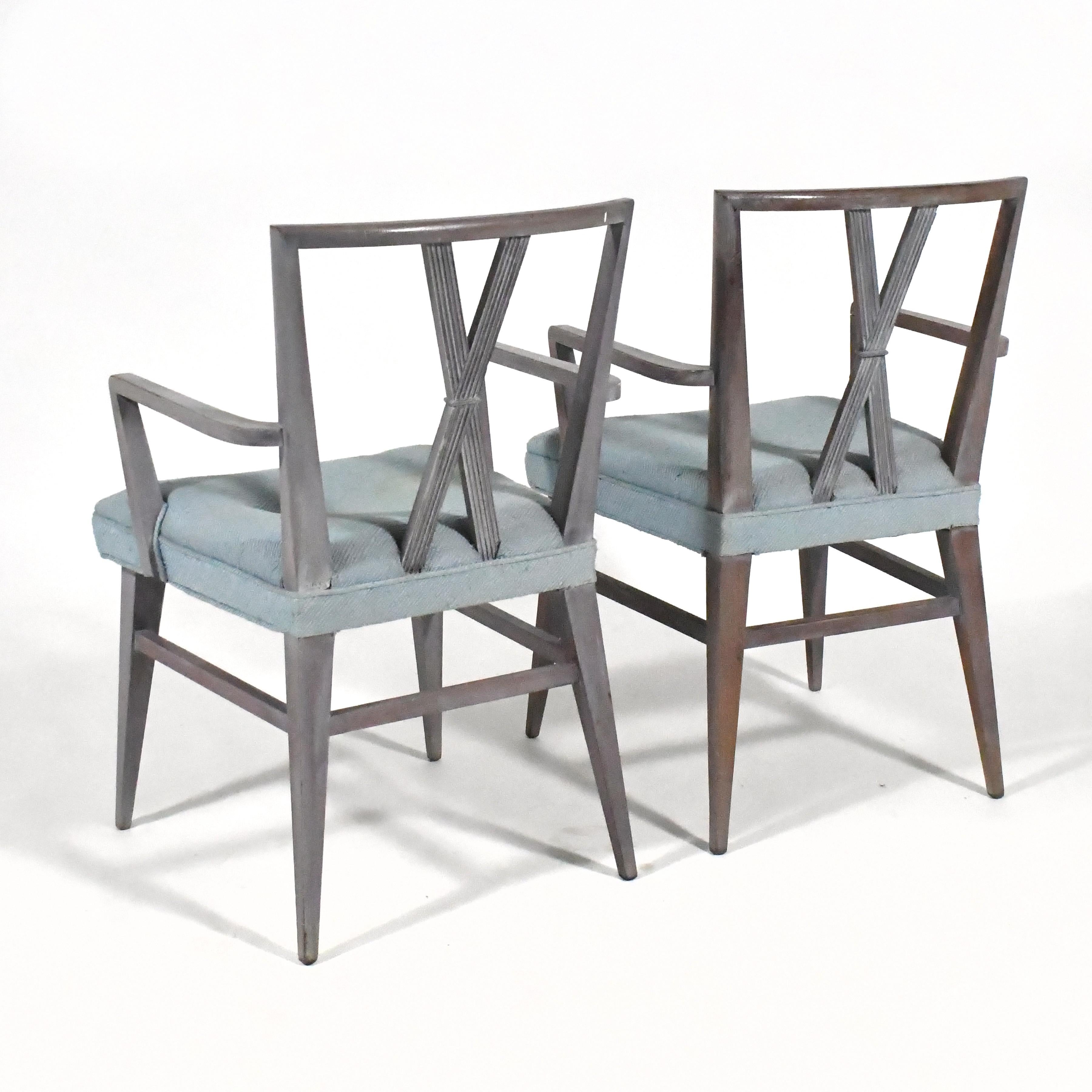 Set di sei sedie da pranzo Tommi Parzinger di Charak Modern In condizioni buone in vendita a Highland, IN