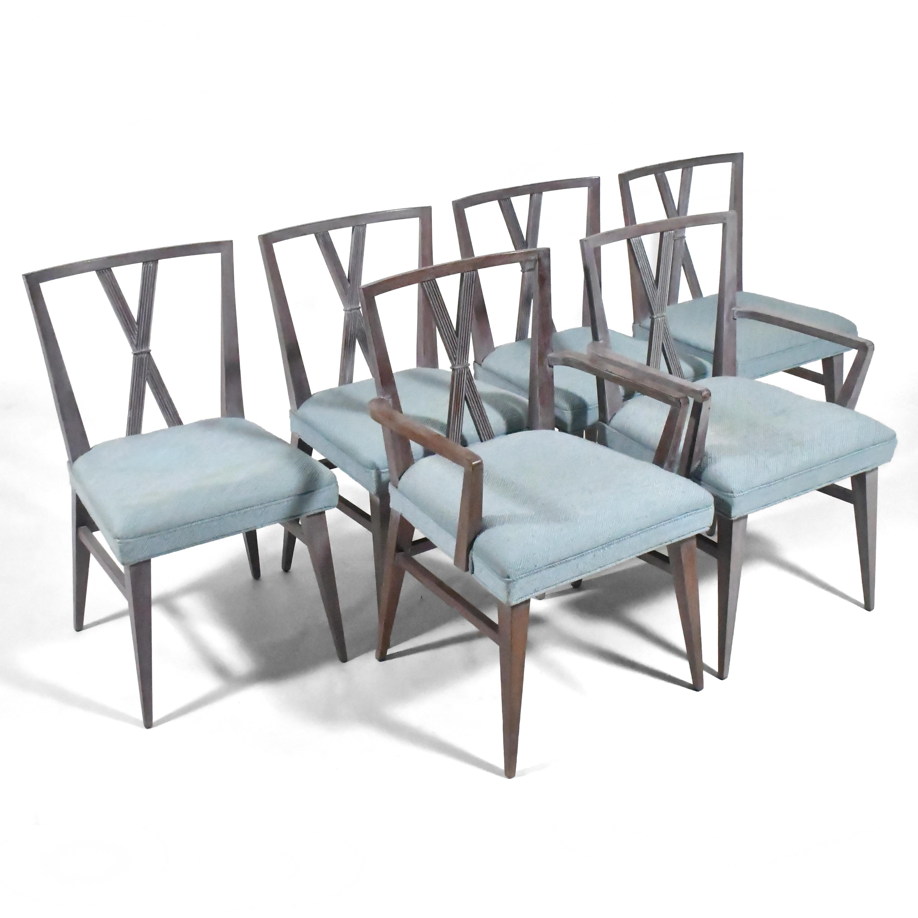 Set di sei sedie da pranzo Tommi Parzinger di Charak Modern in vendita 1