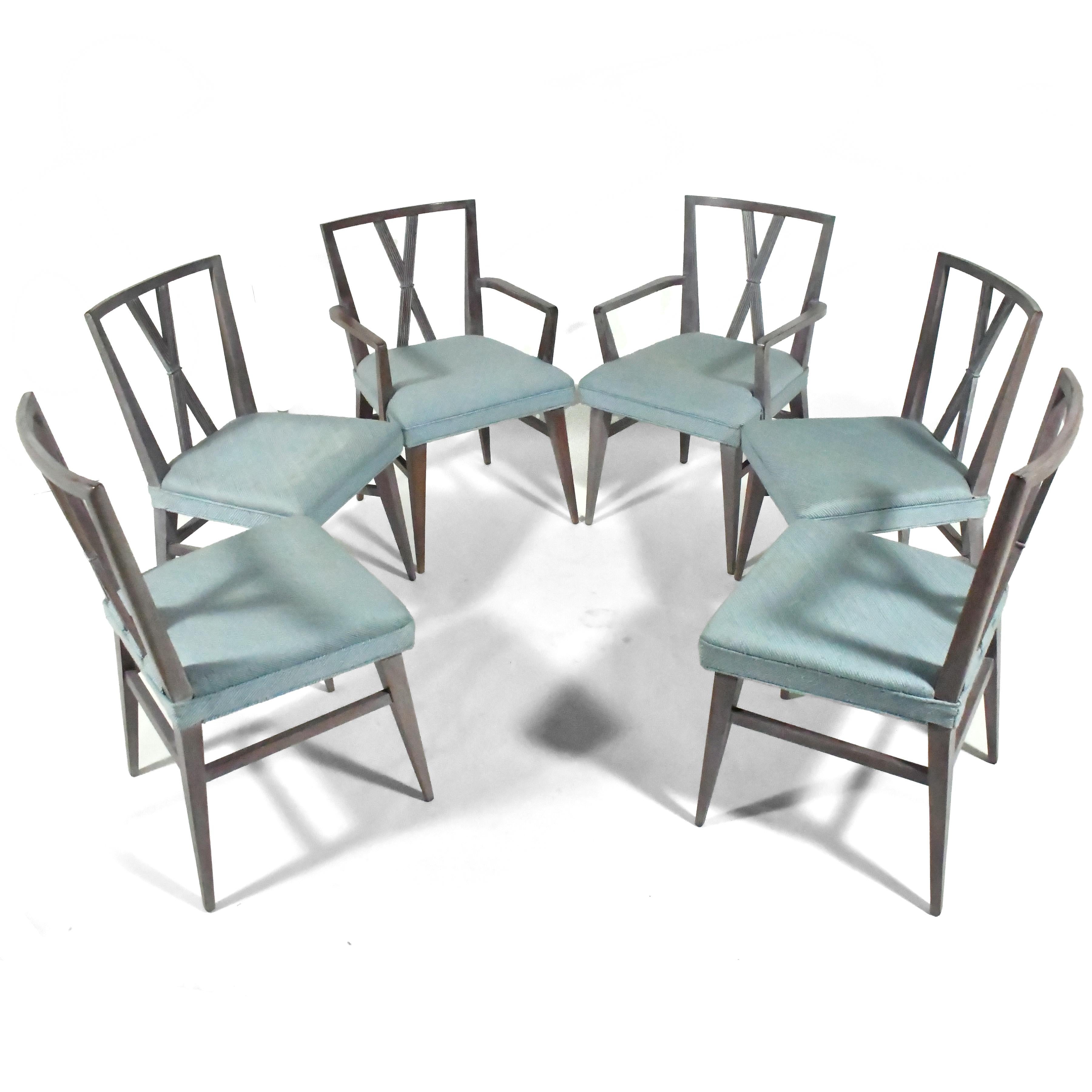 Set di sei sedie da pranzo Tommi Parzinger di Charak Modern in vendita 2