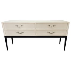 Tommi Parzinger Sideboard / Chest White Lacquer