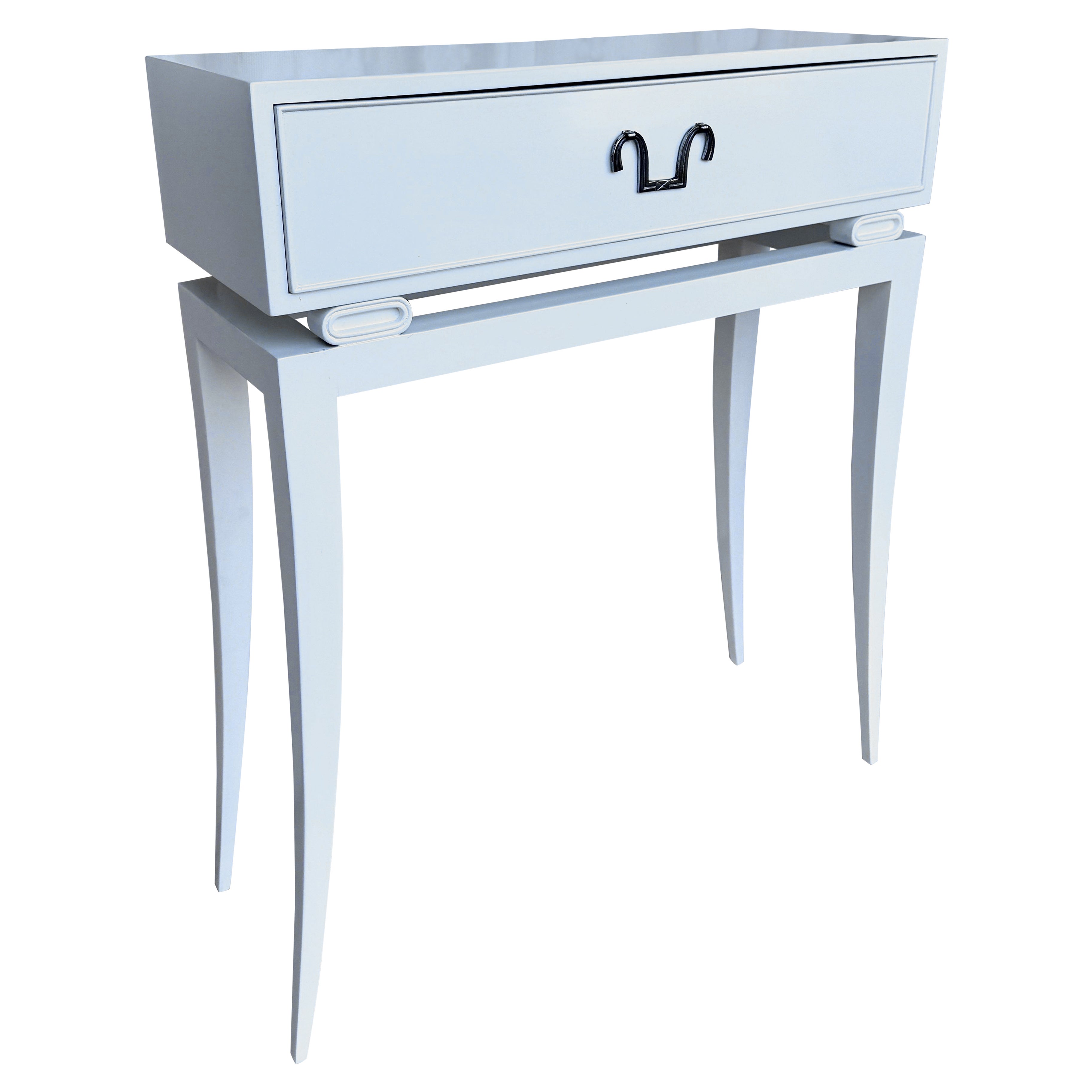 Tommi Parzinger SIGNED Lacquered Console Table For Sale