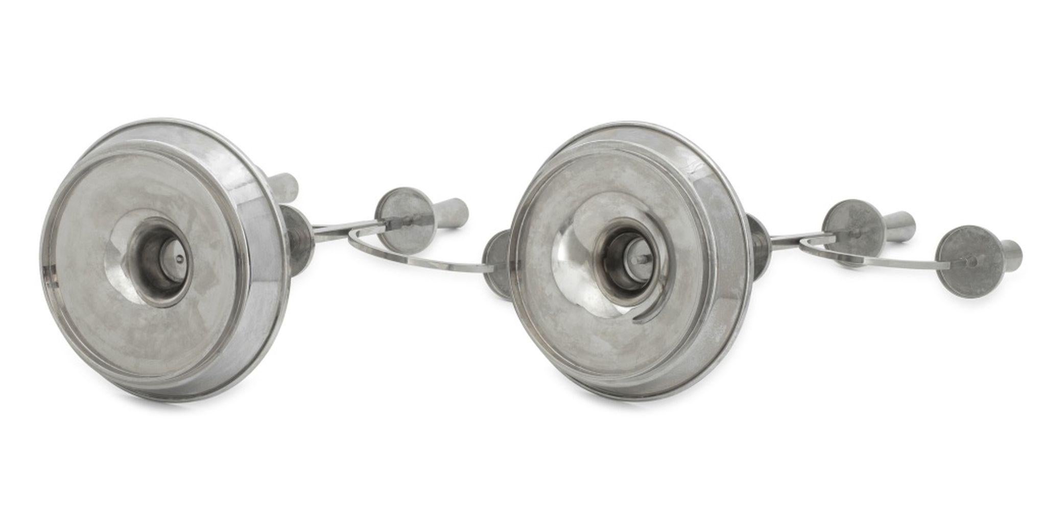Americano Candelabri in argento di Tommi Parzinger, coppia in vendita