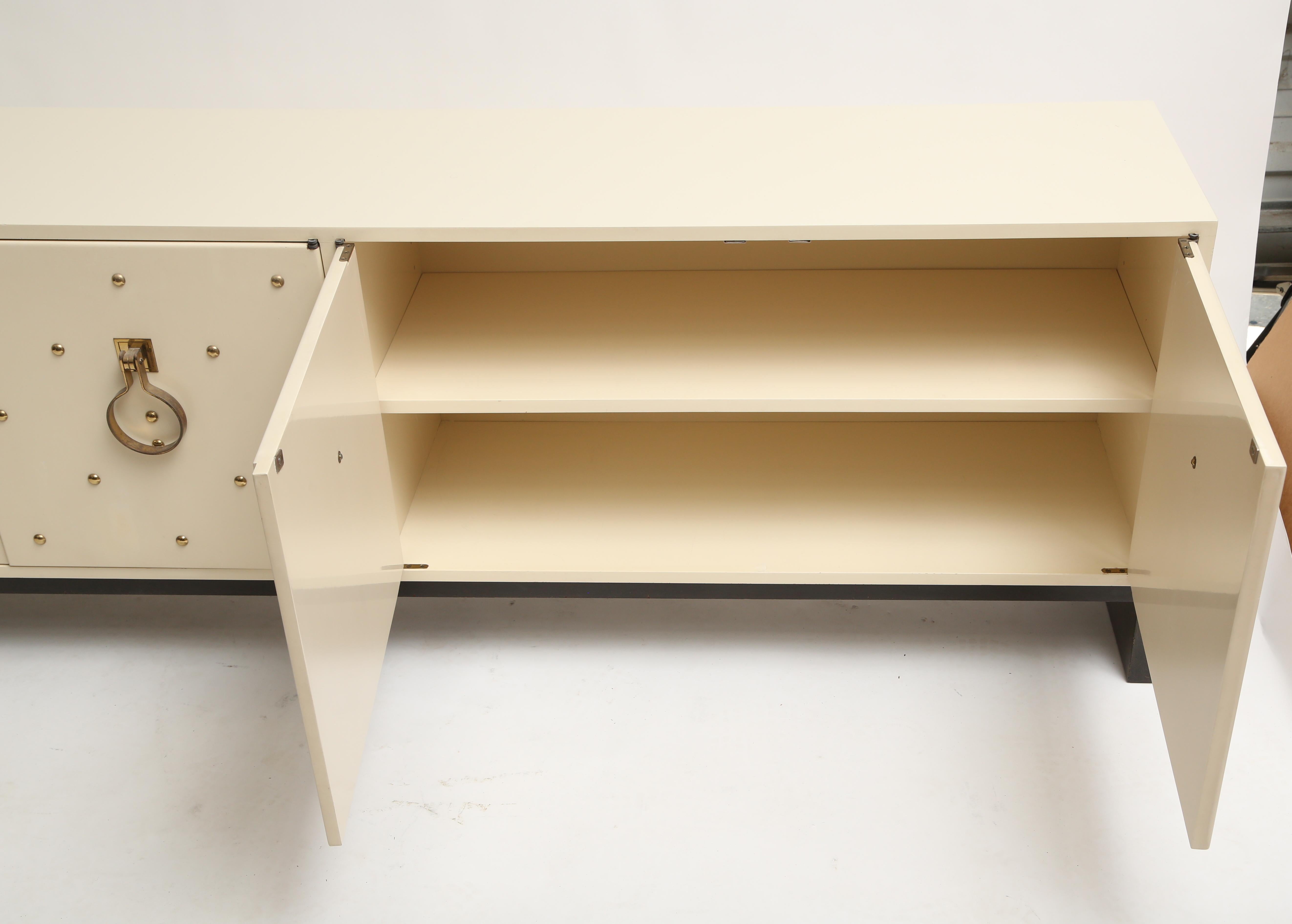Mid-20th Century Tommi Parzinger Studded Cabinet