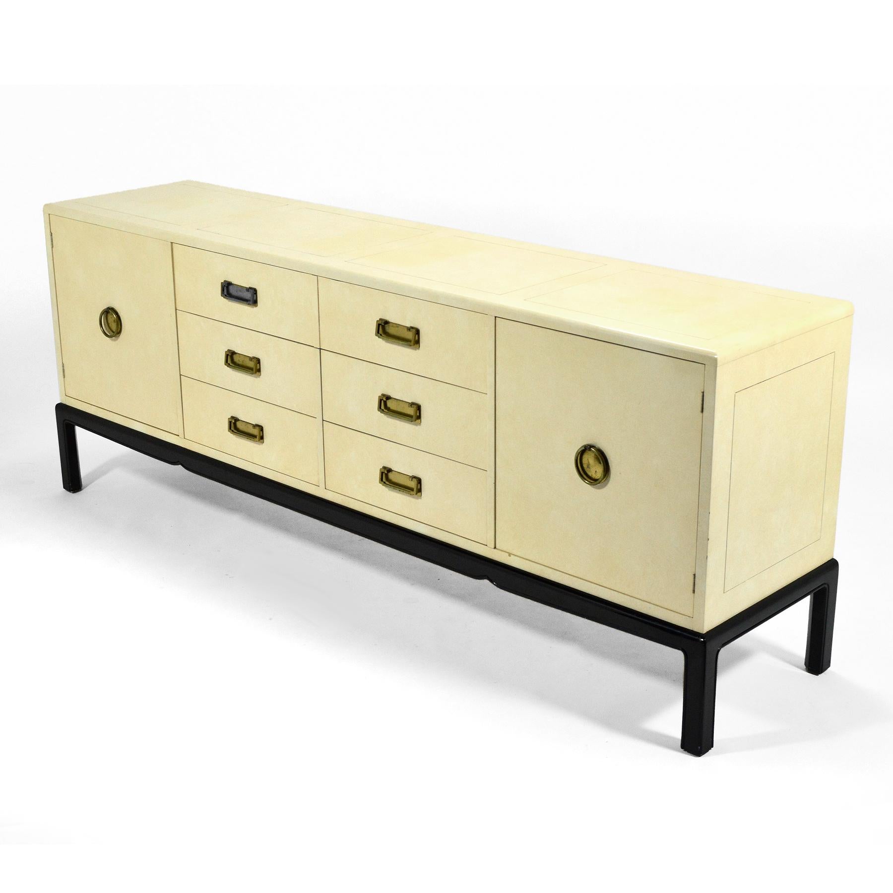 Lacquered Tommi Parzinger Style Credenza