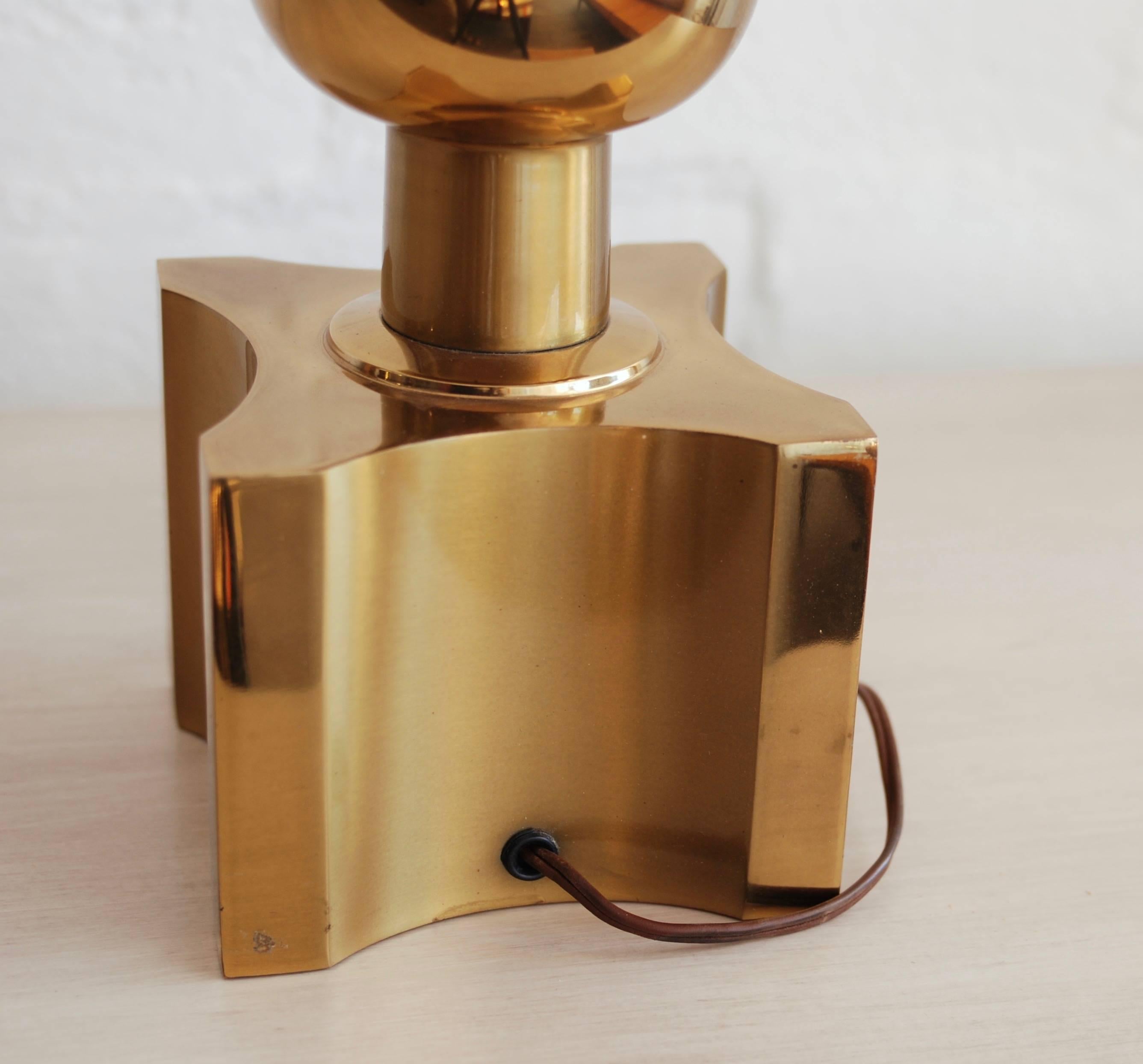 Tommi Parzinger Style Stiffel Brass Table Lamp 4
