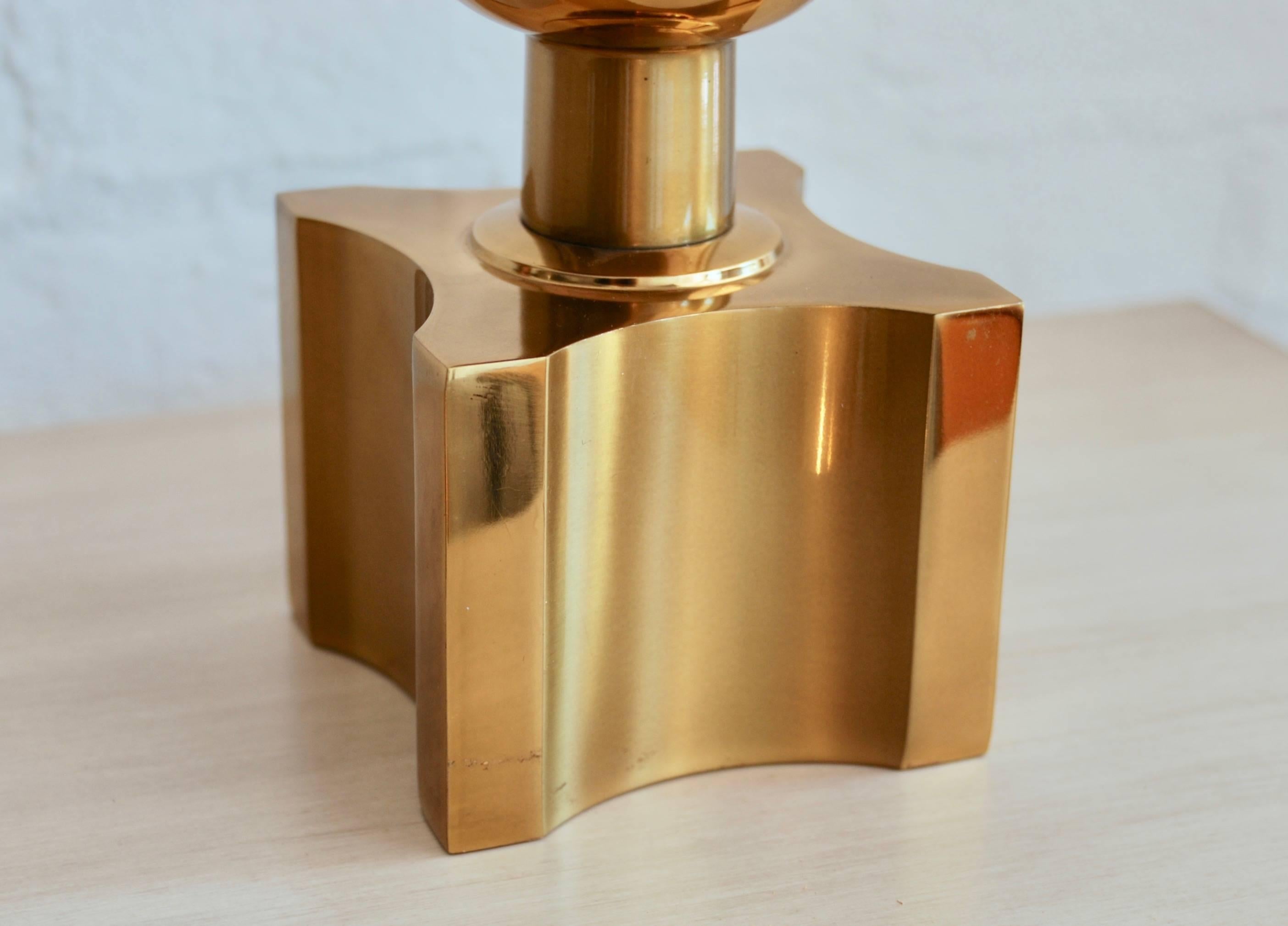 Tommi Parzinger Style Stiffel Brass Table Lamp 3