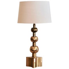 Tommi Parzinger Style Stiffel Brass Table Lamp