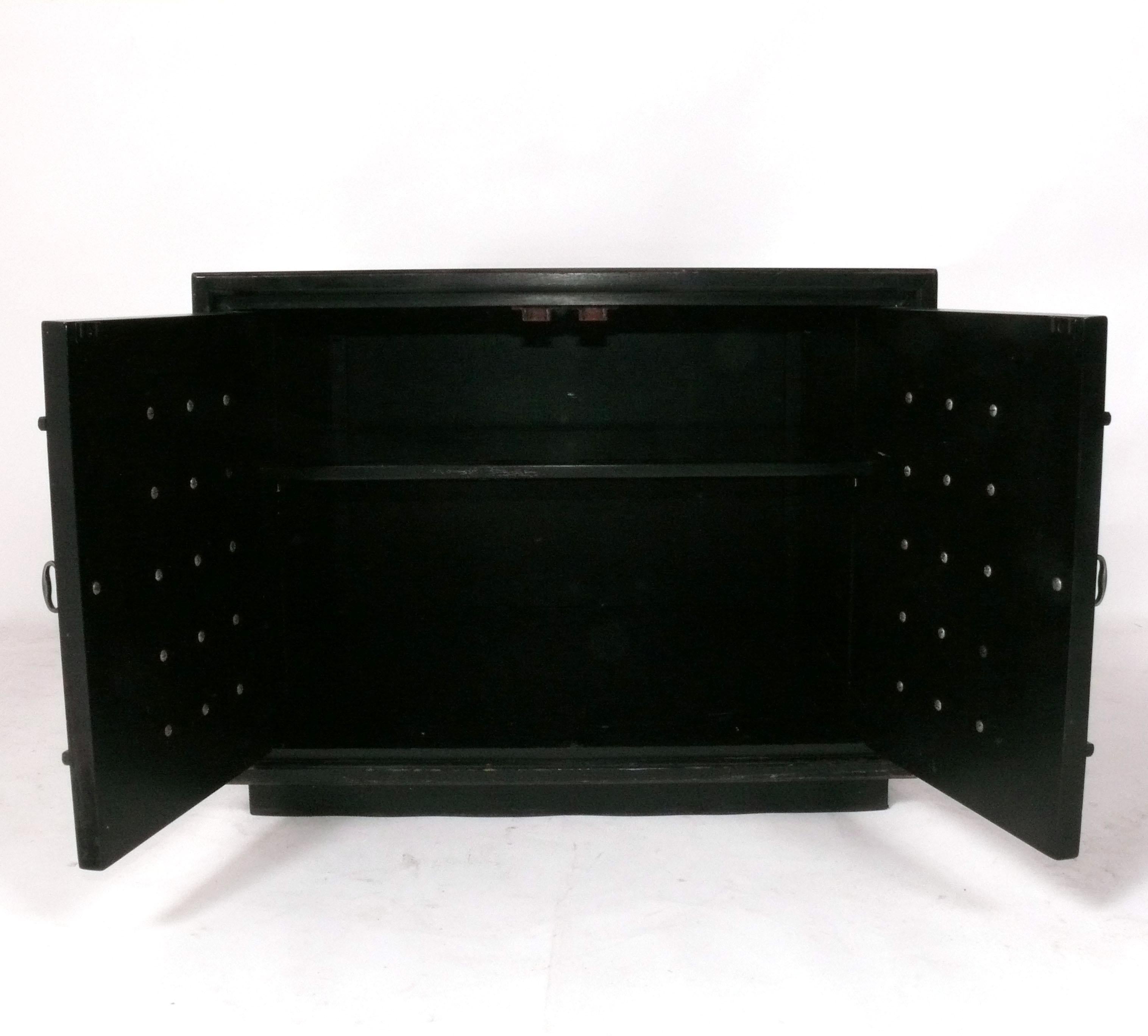 American Tommi Parzinger Style Studded Nightstands in Your Choice of Color For Sale