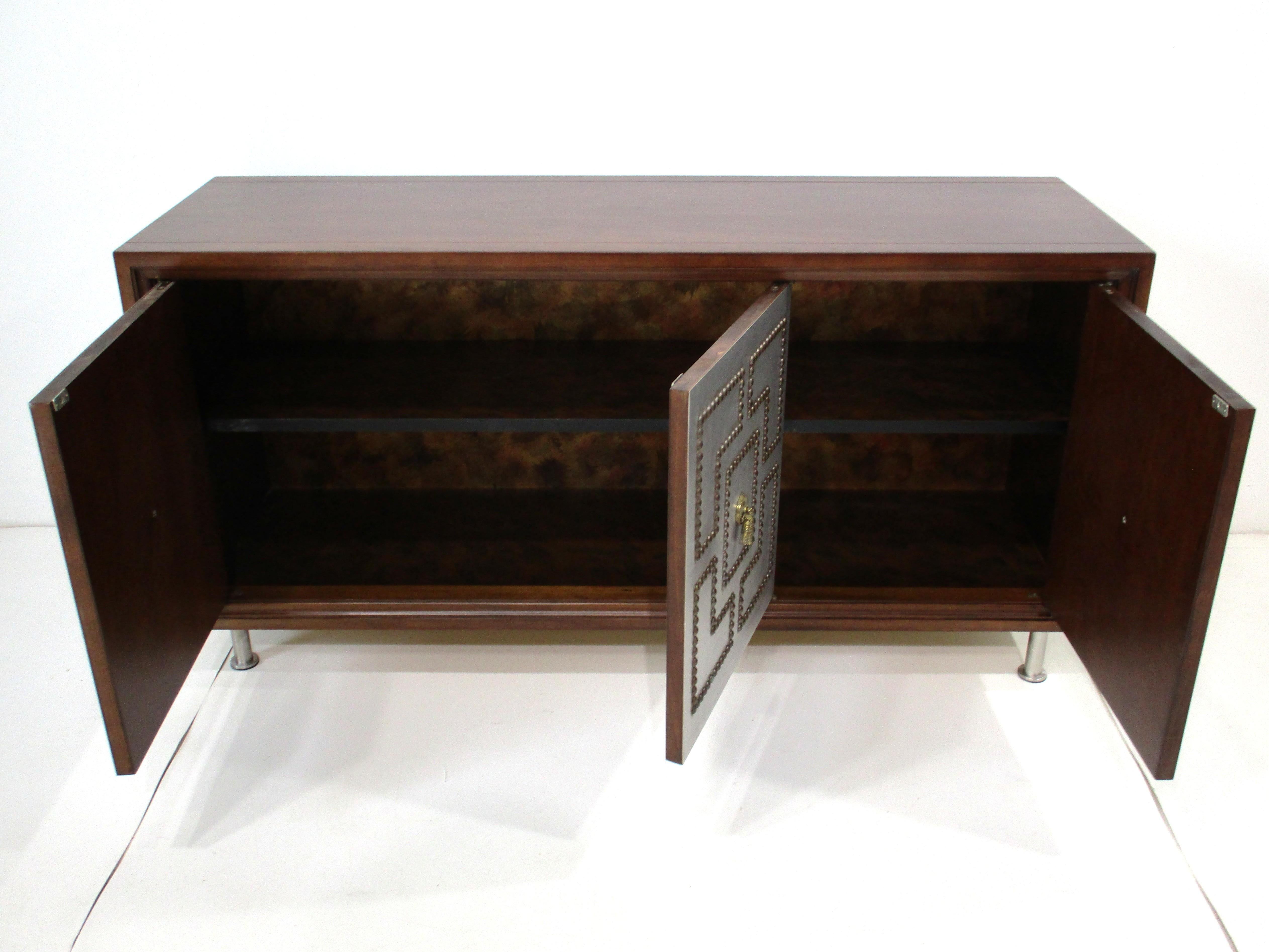 20th Century Tommi Parzinger styled Credenza or Entertaiment Cabinet