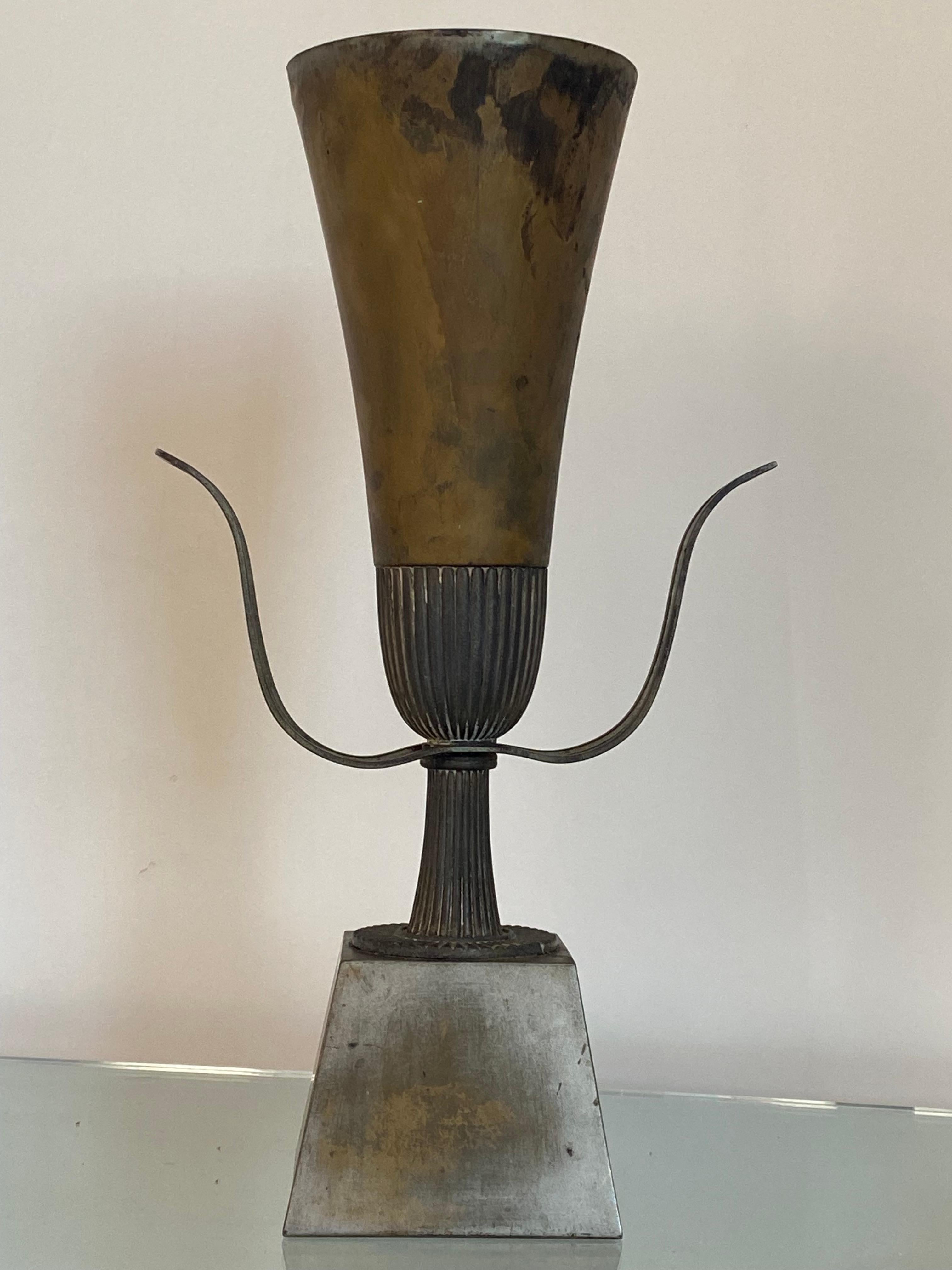 Lámpara urna Tommi Parzinger Chapado en plata en venta