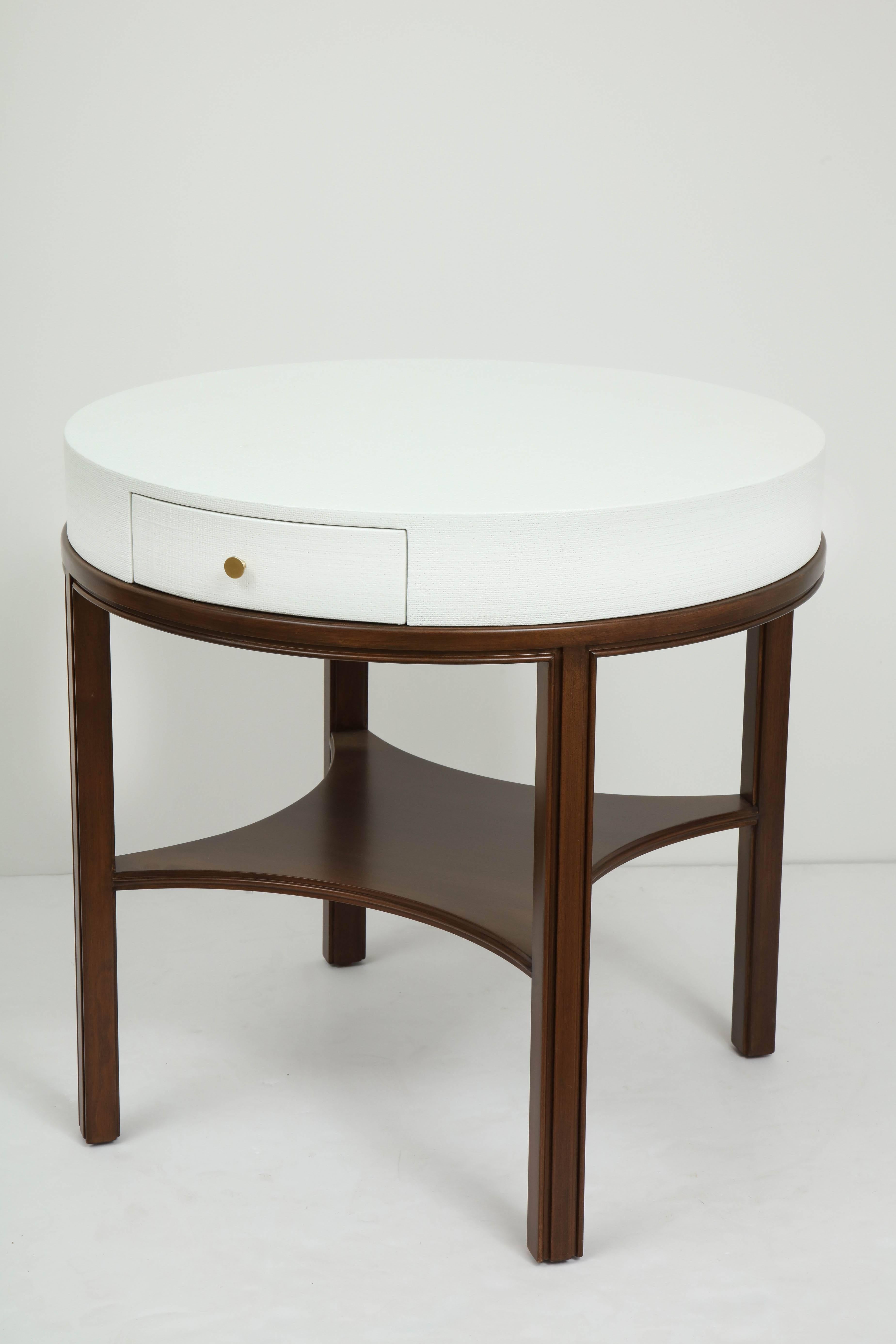 Mid-Century Modern Tommi Parzinger Walnut Side Tables