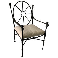 Tommi Parzinger Wrought Iron Single Chair