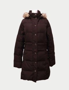 Tommy Hilfiger Brown Long Puffer Coat - XL