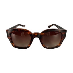 TOMMY HILFIGER Braune Sonnenbrille mit Schildpatt