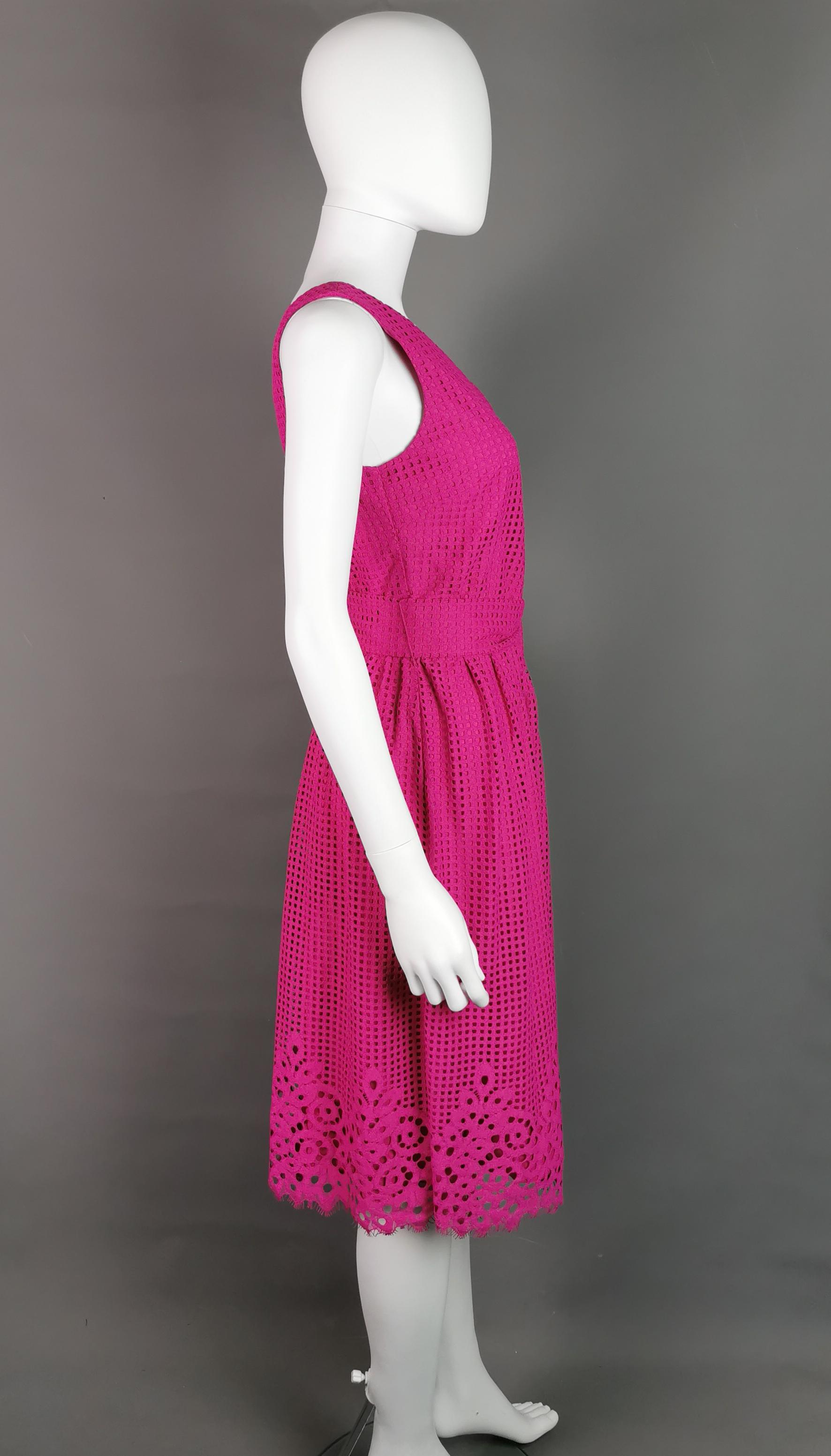 Women's Tommy Hilfiger Helena dress, one shoulder, Magenta pink  For Sale