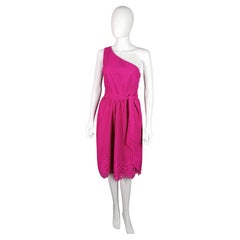 Tommy Hilfiger Helena dress, one shoulder, Magenta pink 