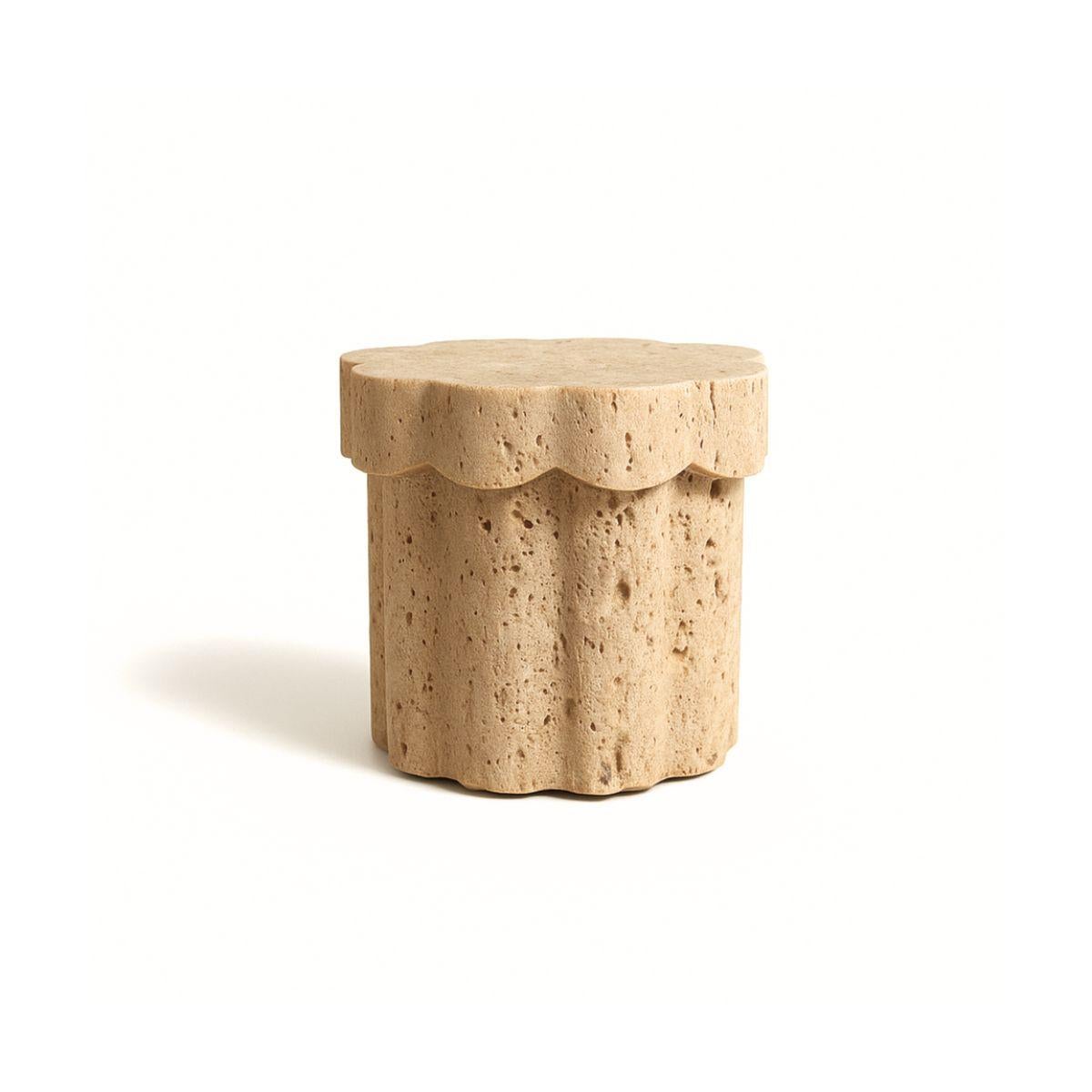 Designed to hold your little one's most treasured moments, this keepsake box is a timeless piece you’ll cherish for a lifetime. Hand-carved from solid natural travertine — a material as enduring as the memories inside — it’s made to protect the