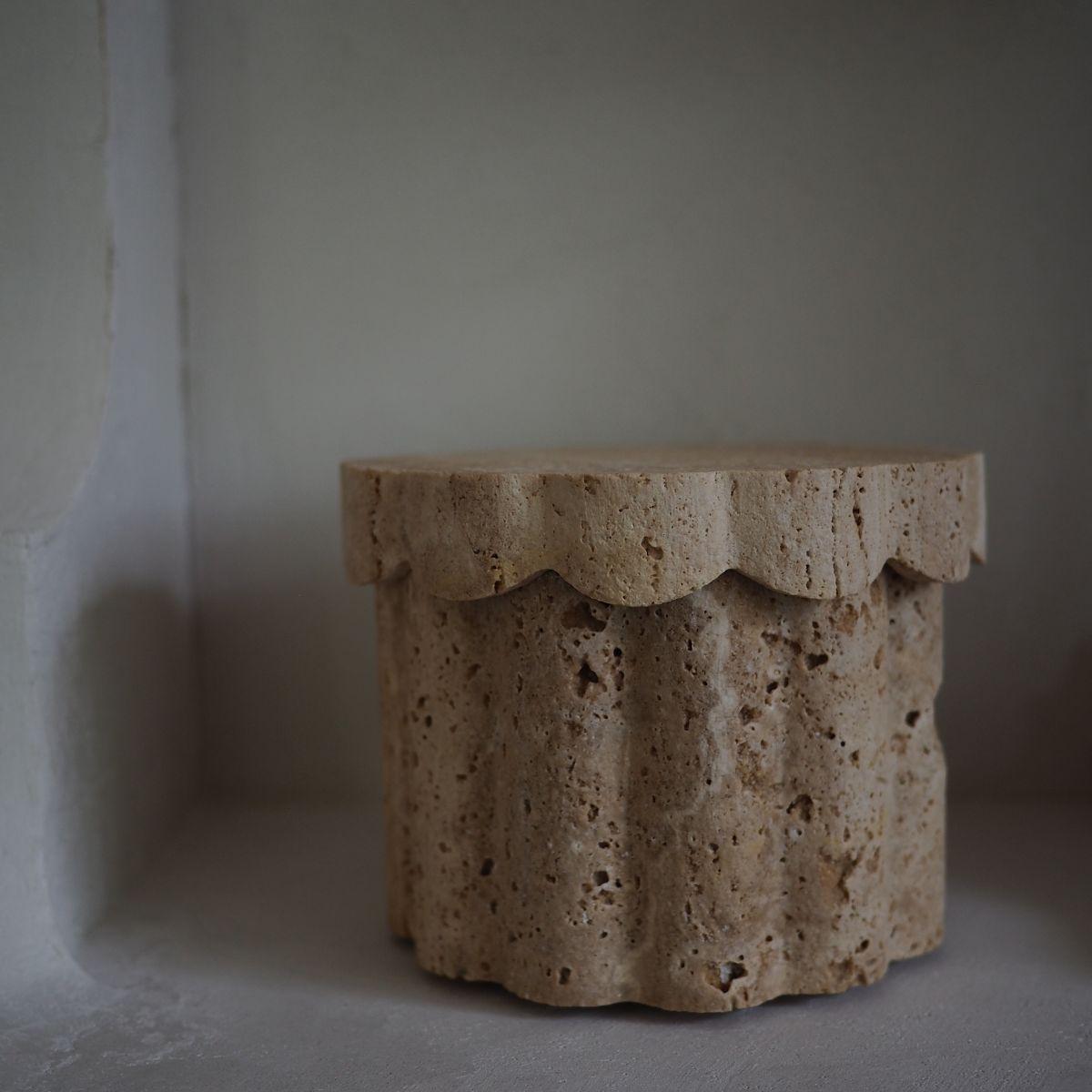 Travertine Tommy Keepsake Box For Sale