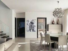 Play It Out Loud - Black and White Neo-Expressionist Mickey Mouse Pop Art