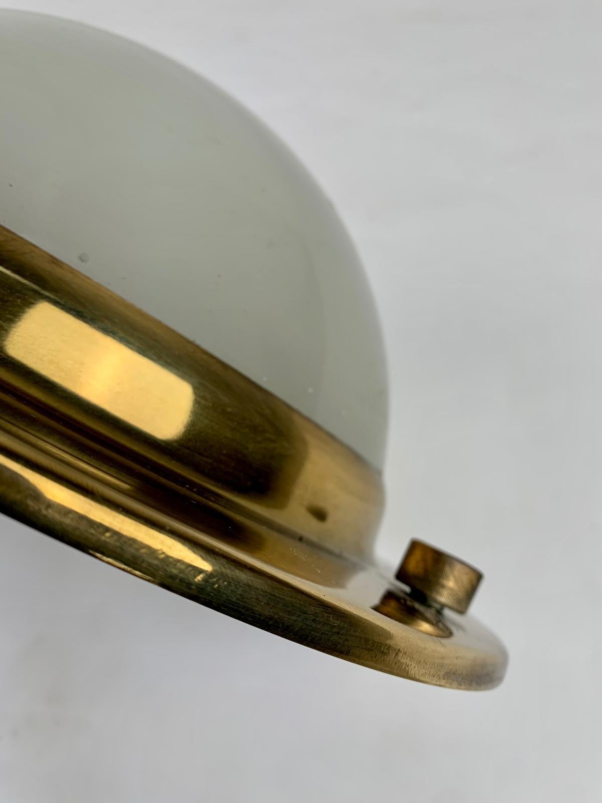 Tommy LSP6 brass ceiling lamp by Luigi Caccia Dominioni for Azucena, 1965 In Good Condition For Sale In Milano, IT