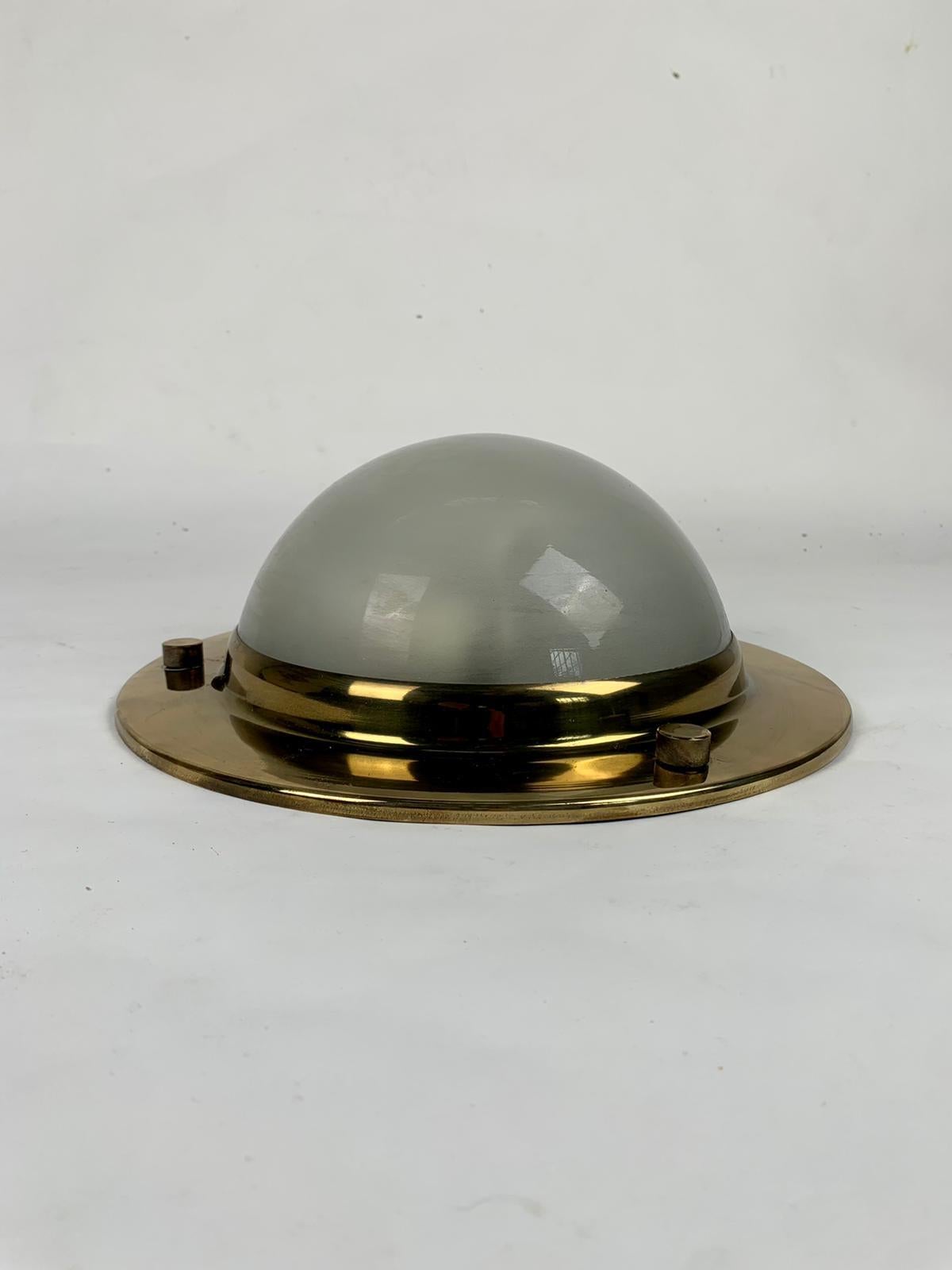 Tommy LSP6 brass ceiling lamp by Luigi Caccia Dominioni for Azucena, 1965 For Sale 1