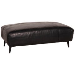 Tommy M by Machalke Con Con Leather Stool Black Dark Brown