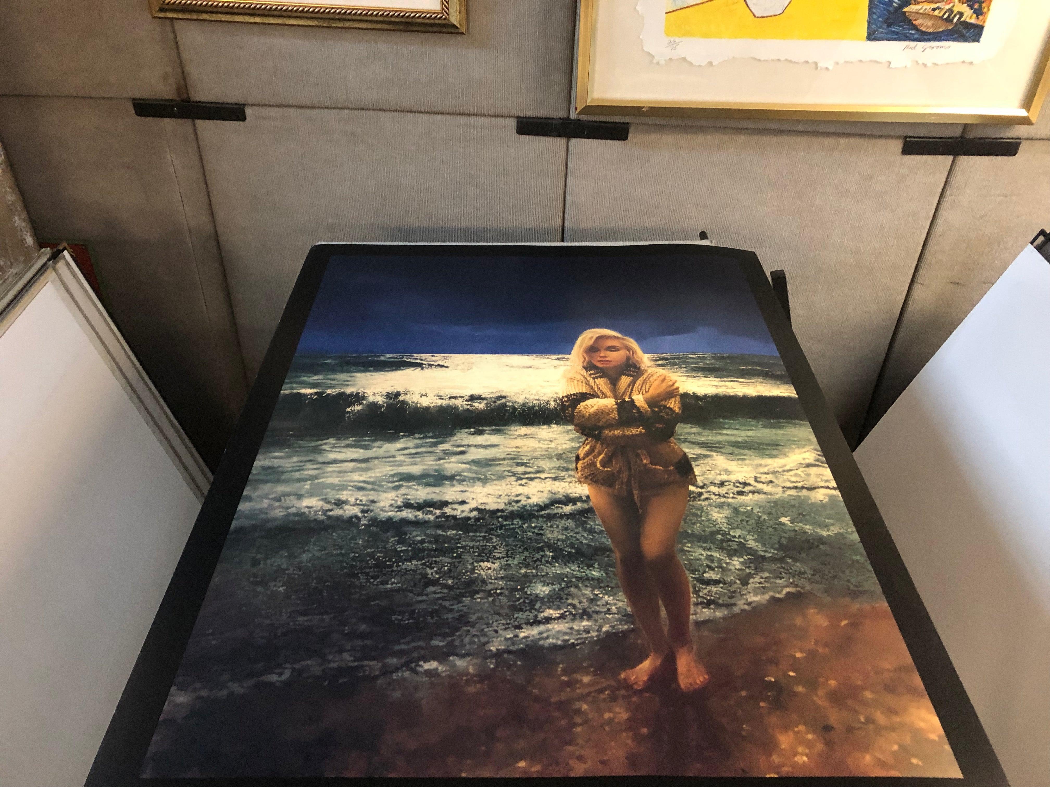 1989 Tommy Merryfield 'Marilyn Monroe-Malibu Beach' Vintage For Sale 1