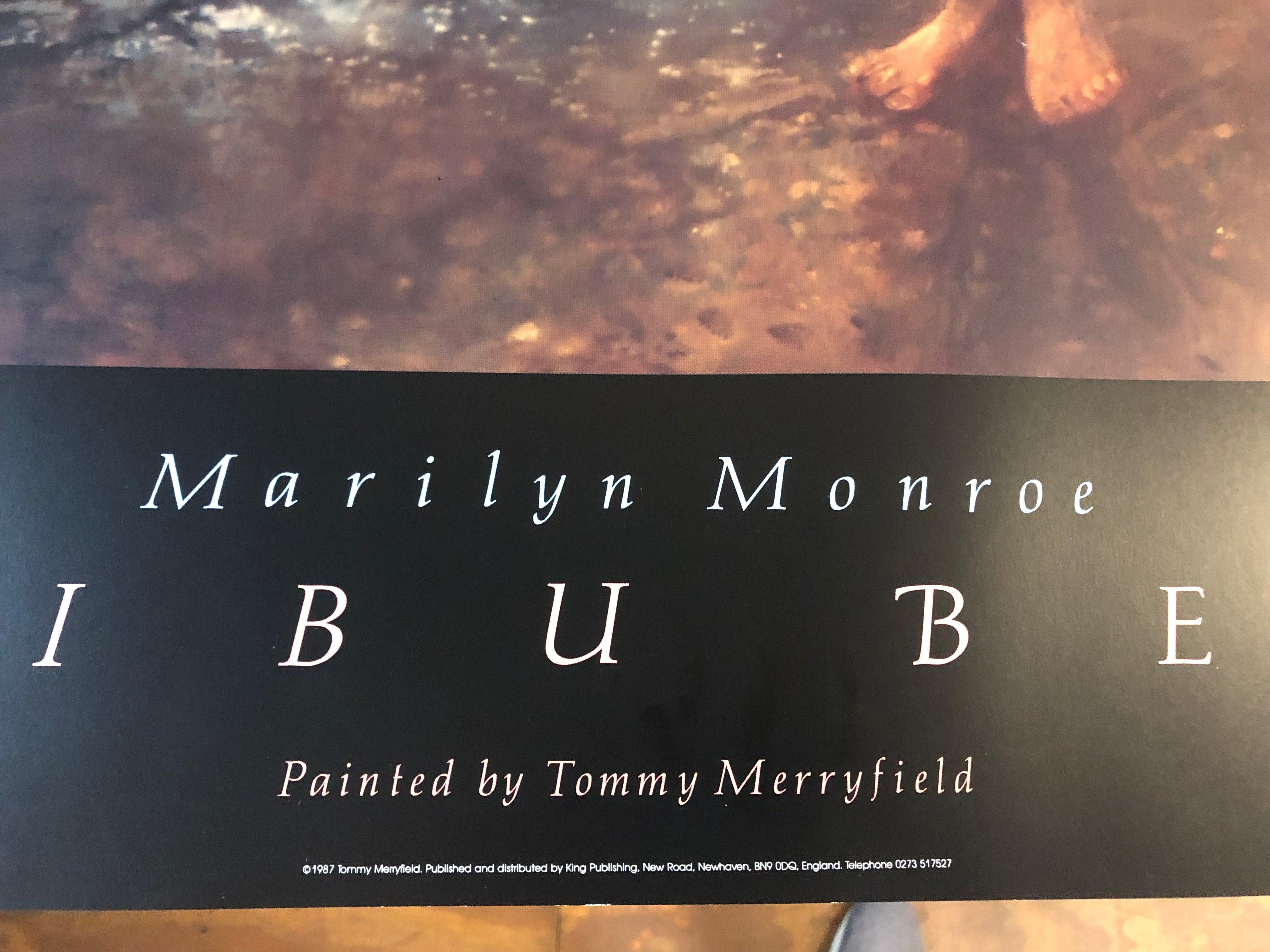 1989 Tommy Merryfield 'Marilyn Monroe-Malibu Beach' Vintage For Sale 3