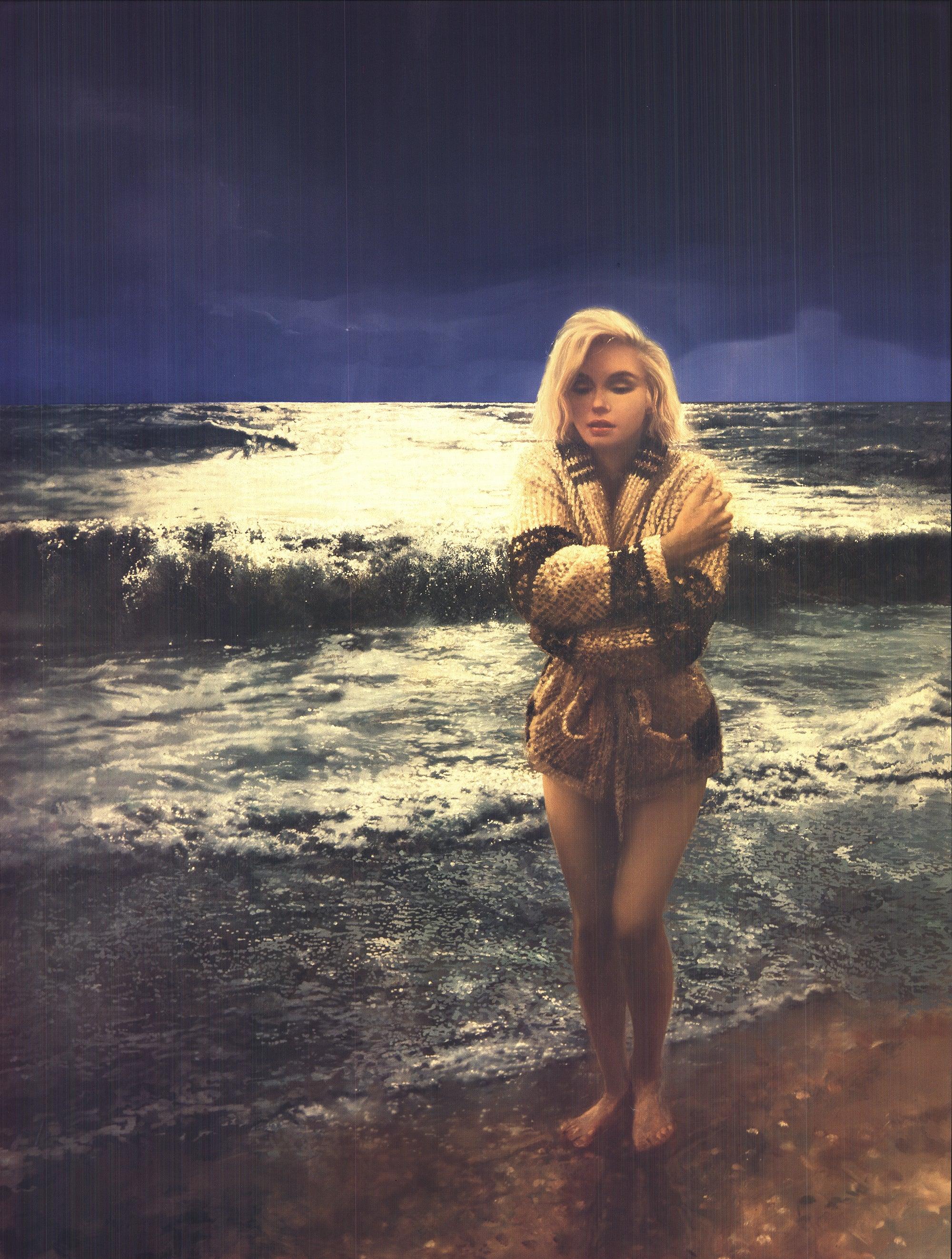 1989 Tommy Merryfield 'Marilyn Monroe-Malibu Beach' Vintage For Sale 4