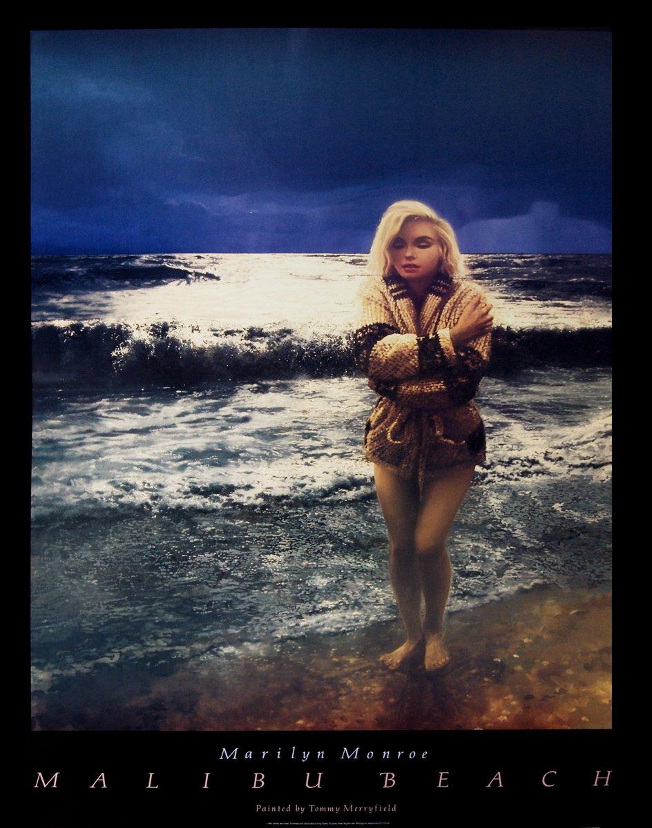 1989 Tommy Merryfield 'Marilyn Monroe-Malibu Beach' Vintage